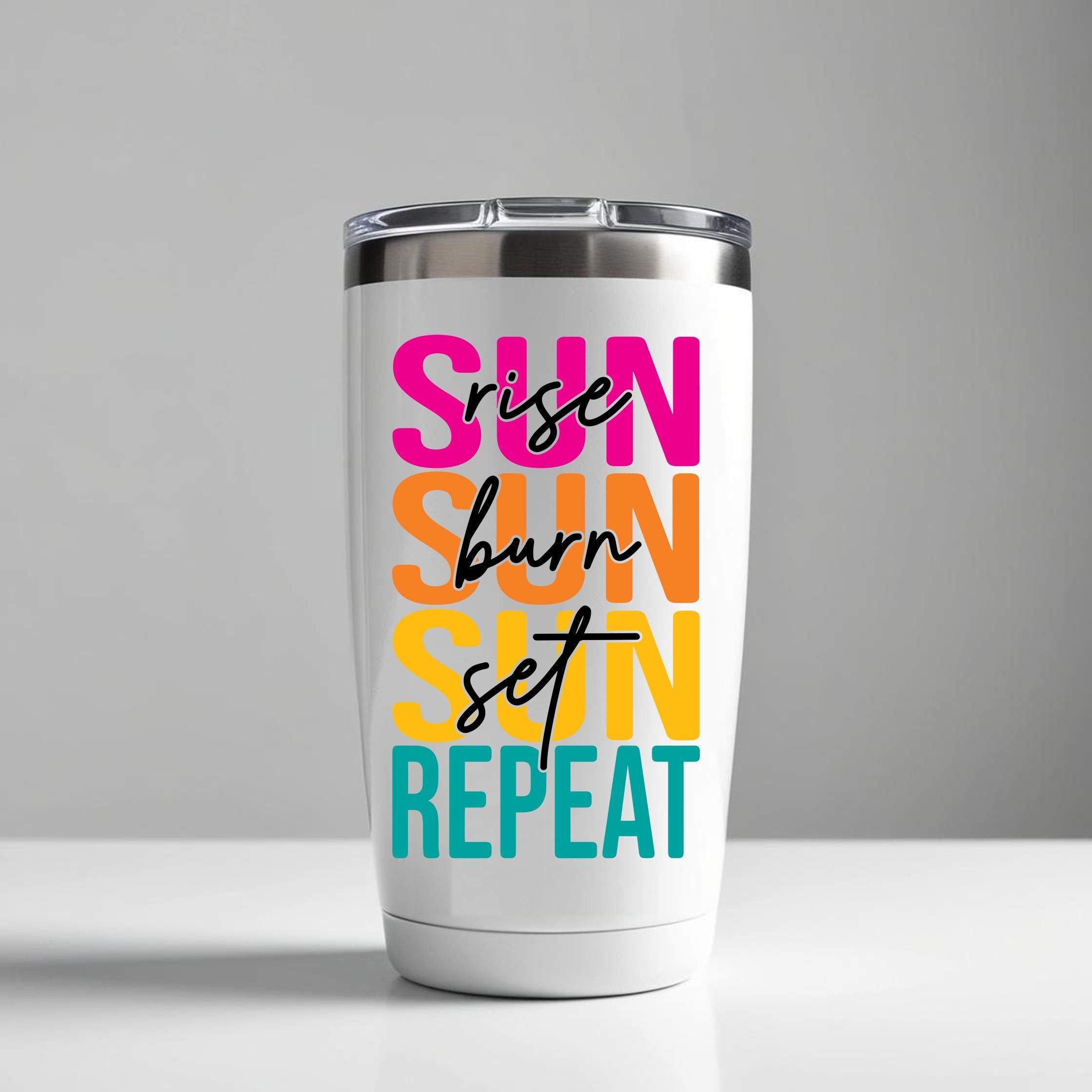 Sunrise Sunburn Sunset Repeat Svg Png Vacation Svg Summer Shirt Design, Summer Svg Hello Summer Svg, Beach Svg, Summer Shirt Svg Cricut File