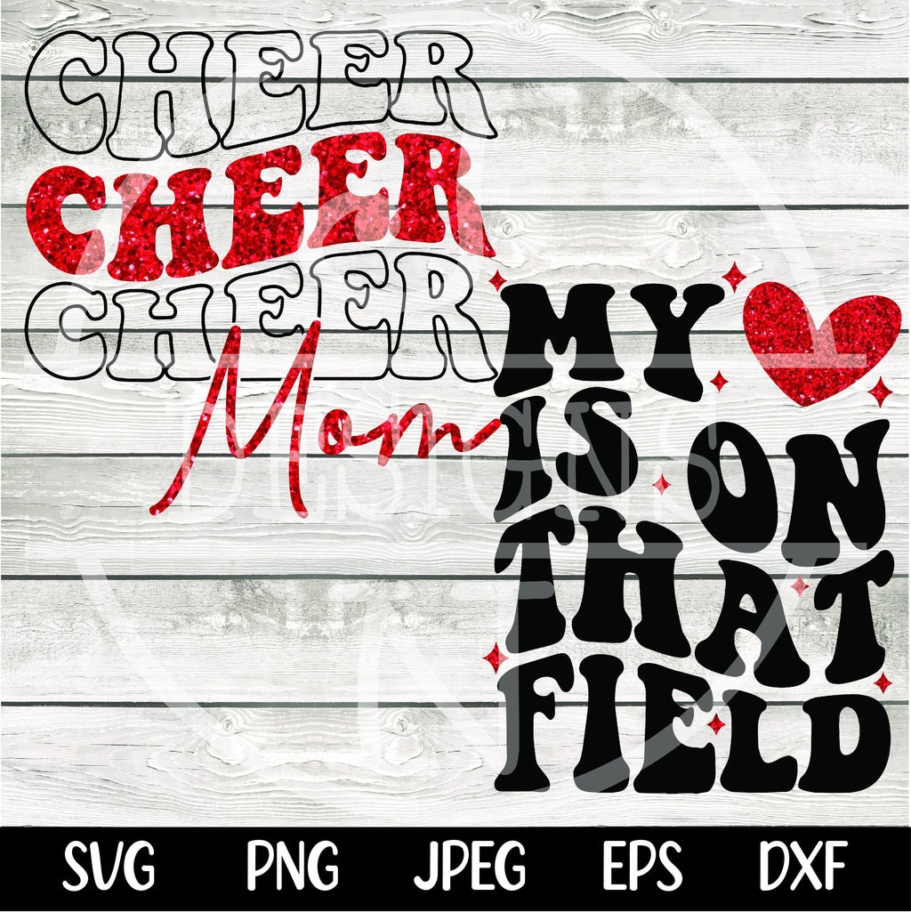 Cheer Mom SVG Cheer Mom PNG Game Day Cheerleader Cheer Competition Shirt Design png svg Cricut Silhouette Cameo dfx eps Instant Download