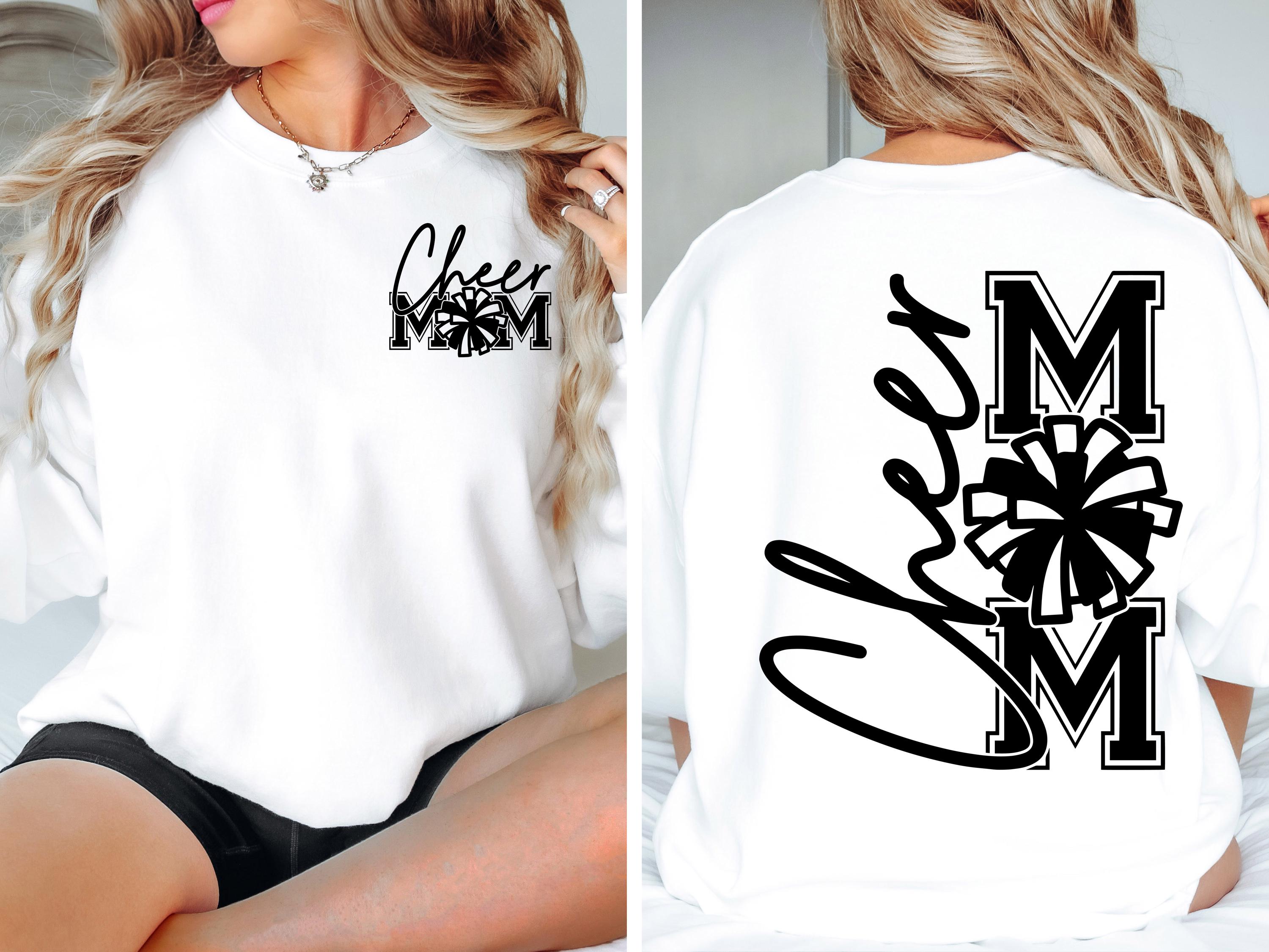 Cheer Mom SVG Cheer Mom PNG Game Day Cheerleader Cheer Competition Shirt Design png svg Cricut Silhouette Cameo dfx eps Instant Download