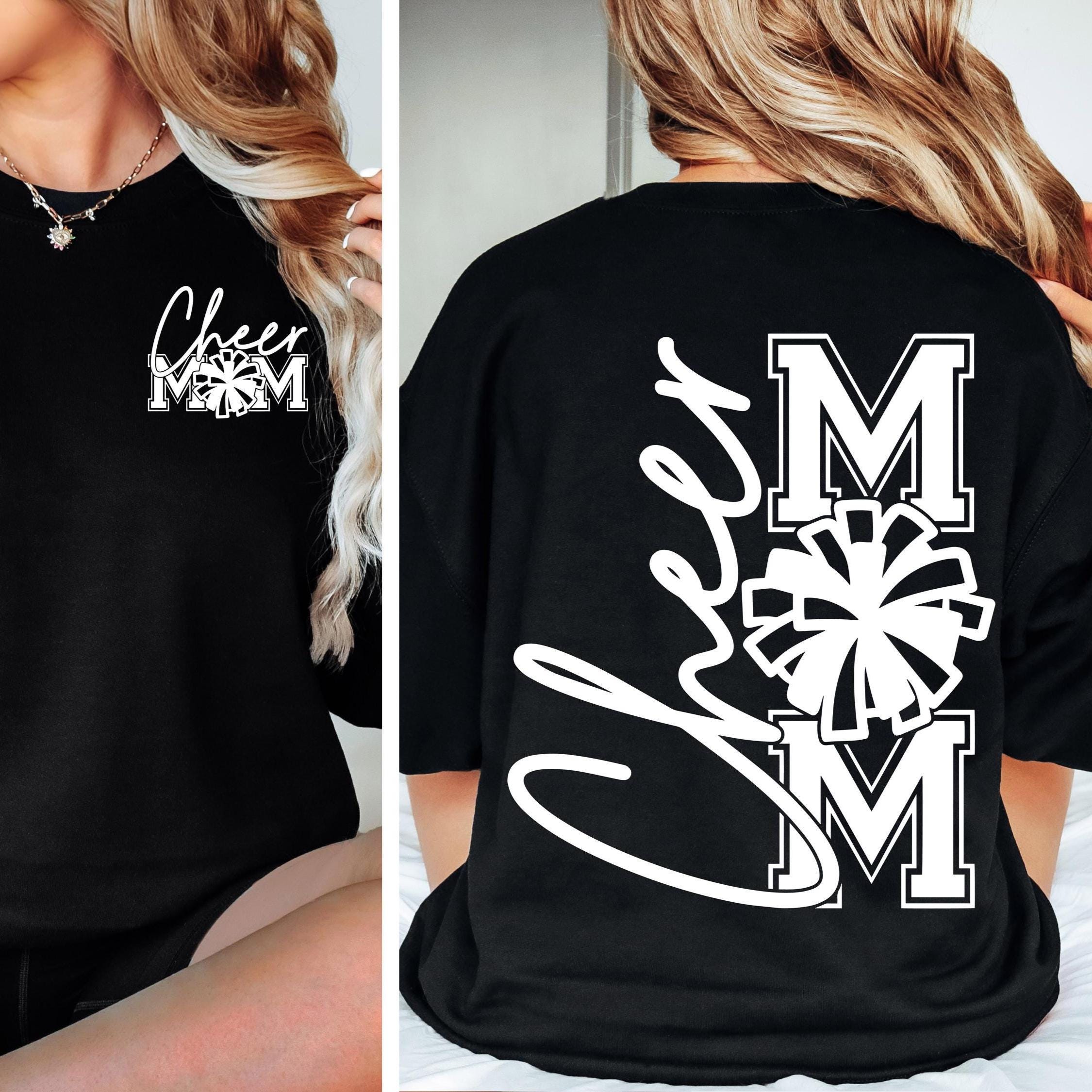 Cheer Mom SVG Cheer Mom PNG Game Day Cheerleader Cheer Competition Shirt Design png svg Cricut Silhouette Cameo dfx eps Instant Download