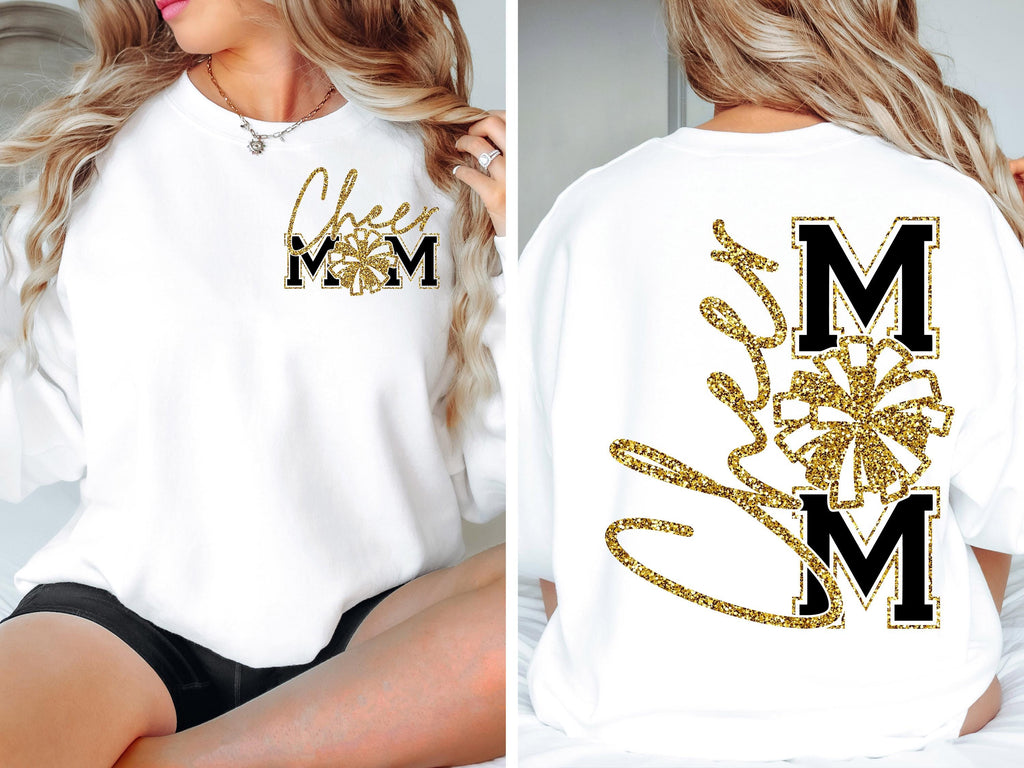 Cheer Mom SVG Cheer Mom PNG Game Day Cheerleader Cheer Competition Shirt Design png svg Cricut Silhouette Cameo dfx eps Instant Download