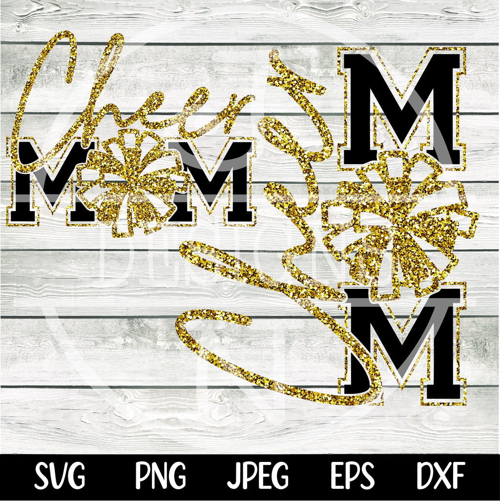Cheer Mom SVG Cheer Mom PNG Game Day Cheerleader Cheer Competition Shirt Design png svg Cricut Silhouette Cameo dfx eps Instant Download