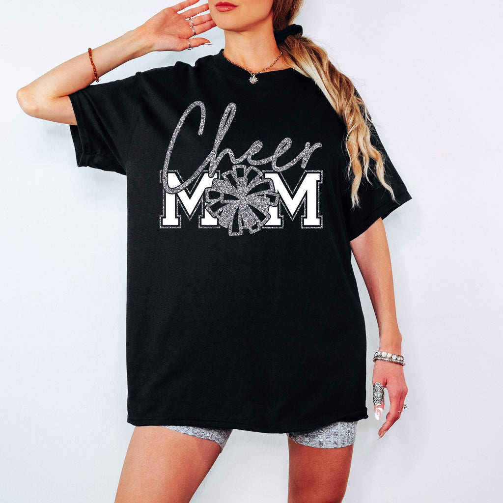 Cheer Mom SVG Cheer Mom PNG Game Day Cheerleader Cheer Competition Shirt Design png svg Cricut Silhouette Cameo dfx eps Instant Download