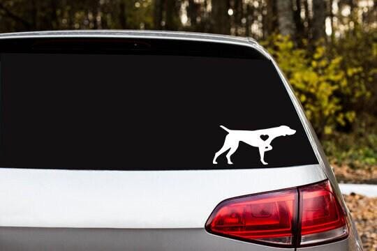 German Shorthaired Pointer Heart SVG PNG GSP Car Decal Digital Image Instant Download svg png jpeg eps dfx