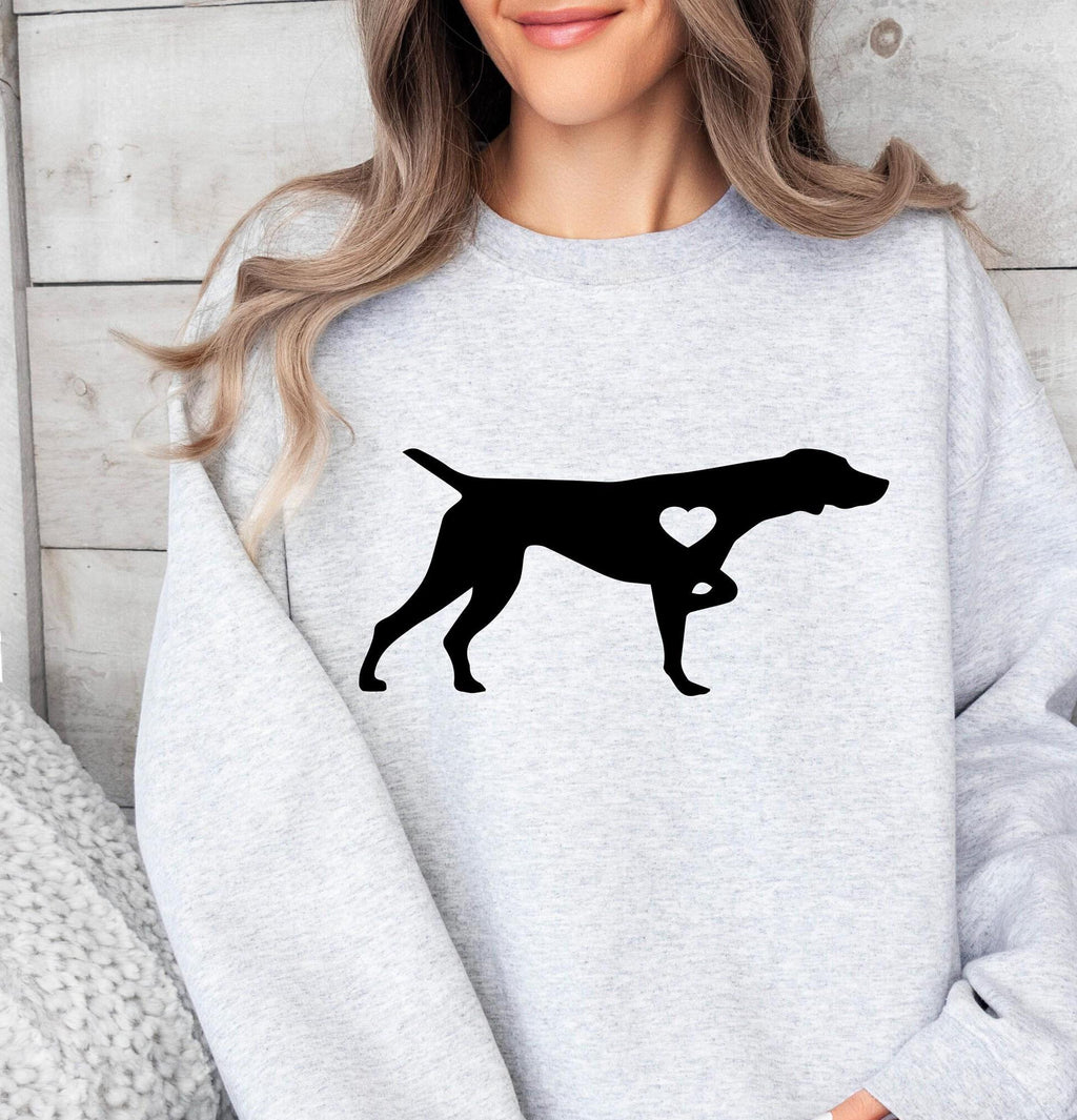 German Shorthaired Pointer Heart SVG PNG GSP Car Decal Digital Image Instant Download svg png jpeg eps dfx