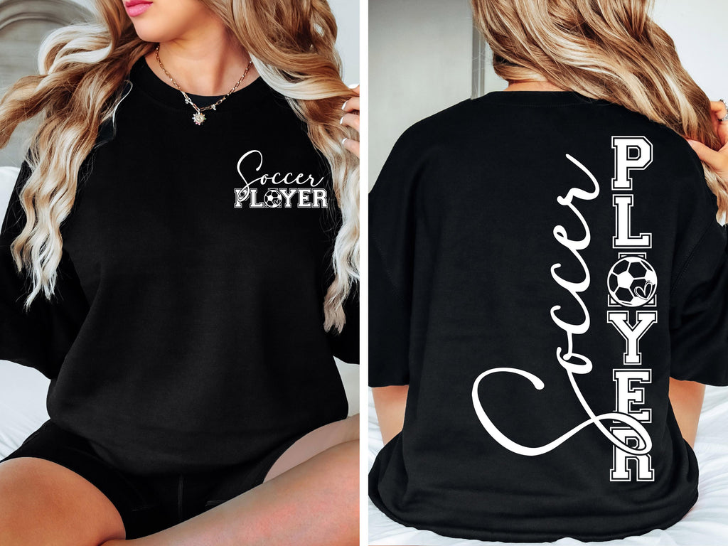 Soccer Player SVG PNG Soccer Player Shirt Design png svg Cut file for Cricut Silhouette Cameo dfx eps Digital File Download Sublimation