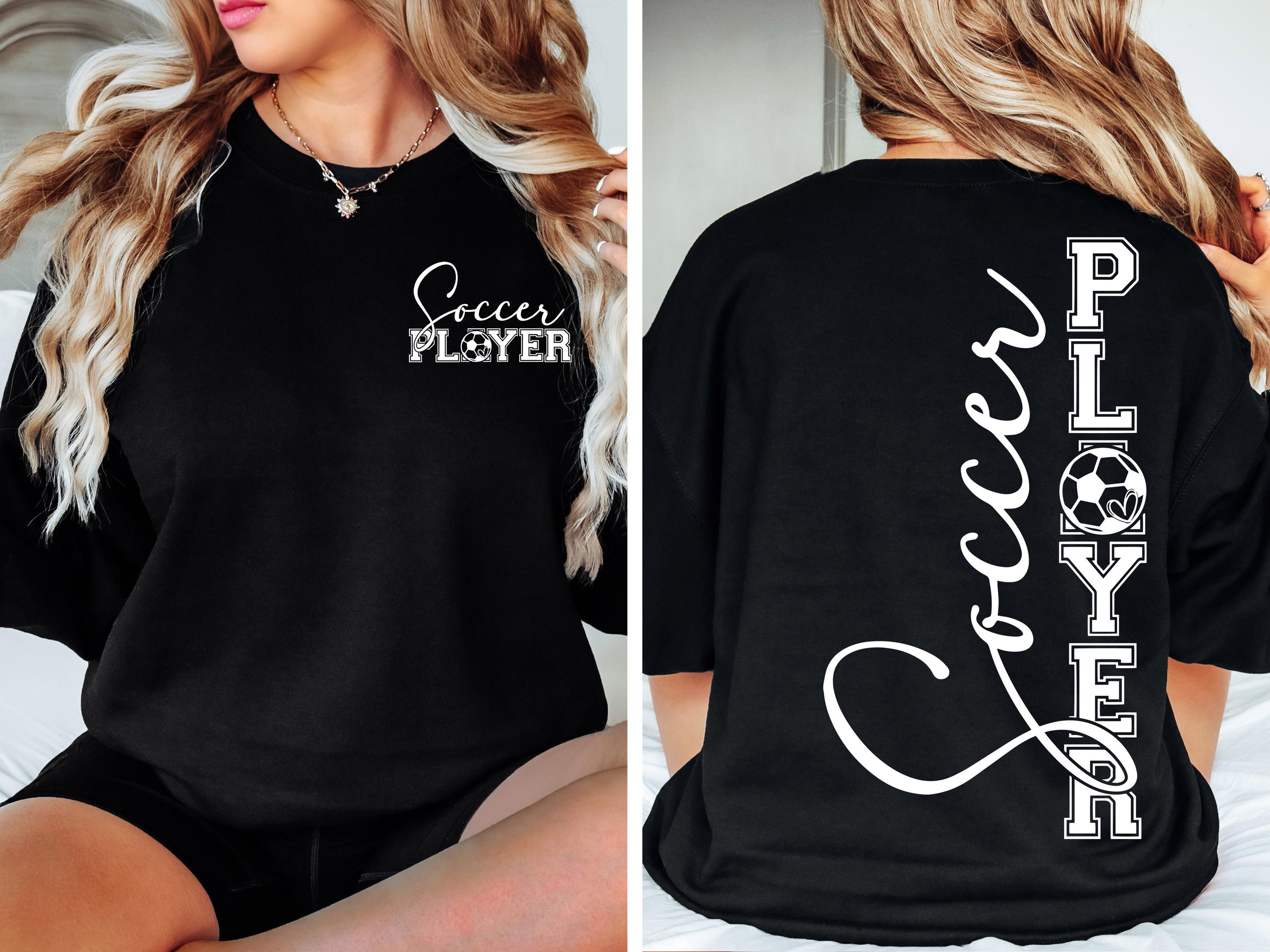 Soccer Player SVG PNG Soccer Player Shirt Design png svg Cut file for Cricut Silhouette Cameo dfx eps Digital File Download Sublimation