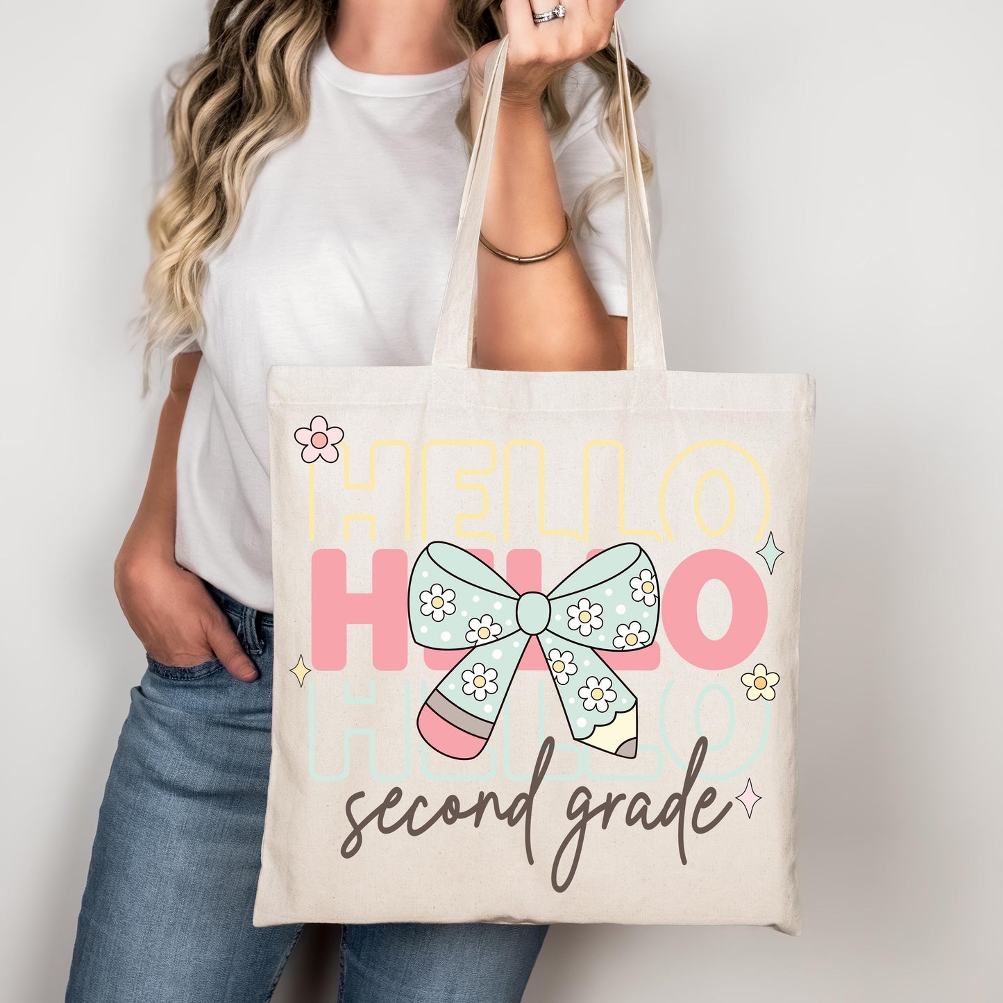 HelloSecond Grade Png First Day Of School Png Back to School Coquette Kindergarten Pre-K 1st 2nd 3rd Grade Sublimation Design DTF Download
