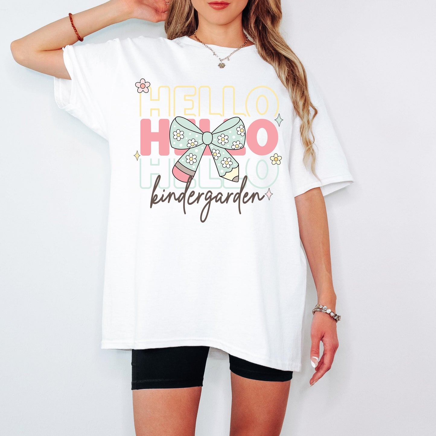Back to School Png First Day Of School Png, Coquette Hello Kindergarten Pre-K 1st 2nd 3rd 4th 5th Grade Sublimation Design DTF Download