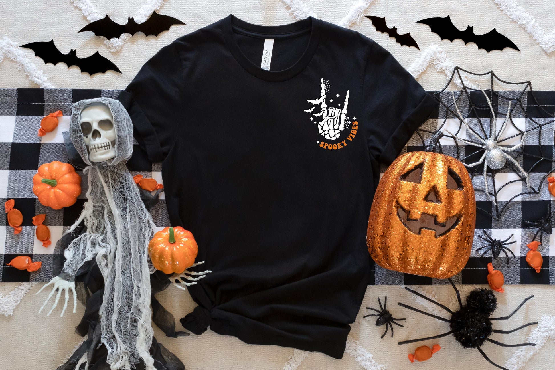 Thick Thighs and Spooky Vibes SVG PNG, Halloween Svg, Spooky Season Svg, Retro Halloween Svg Funny Halloween Svg Cut File for Cricut Digital