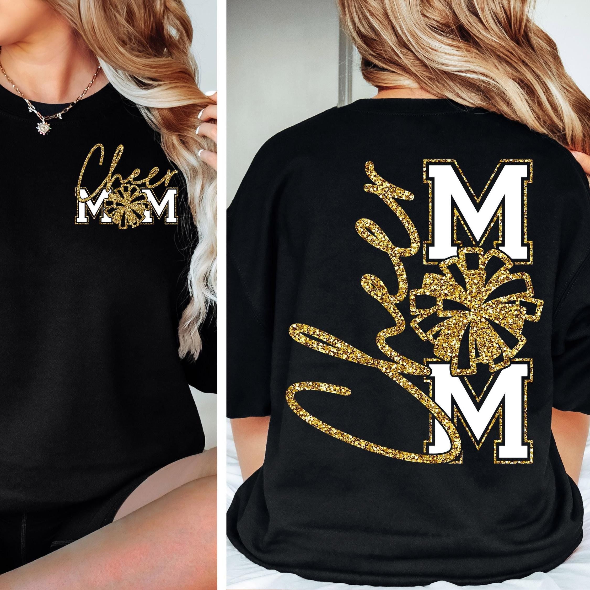 Cheer Mom SVG Cheer Mom PNG Game Day Cheerleader Cheer Competition Shirt Design png svg Cricut Silhouette Cameo dfx eps Instant Download