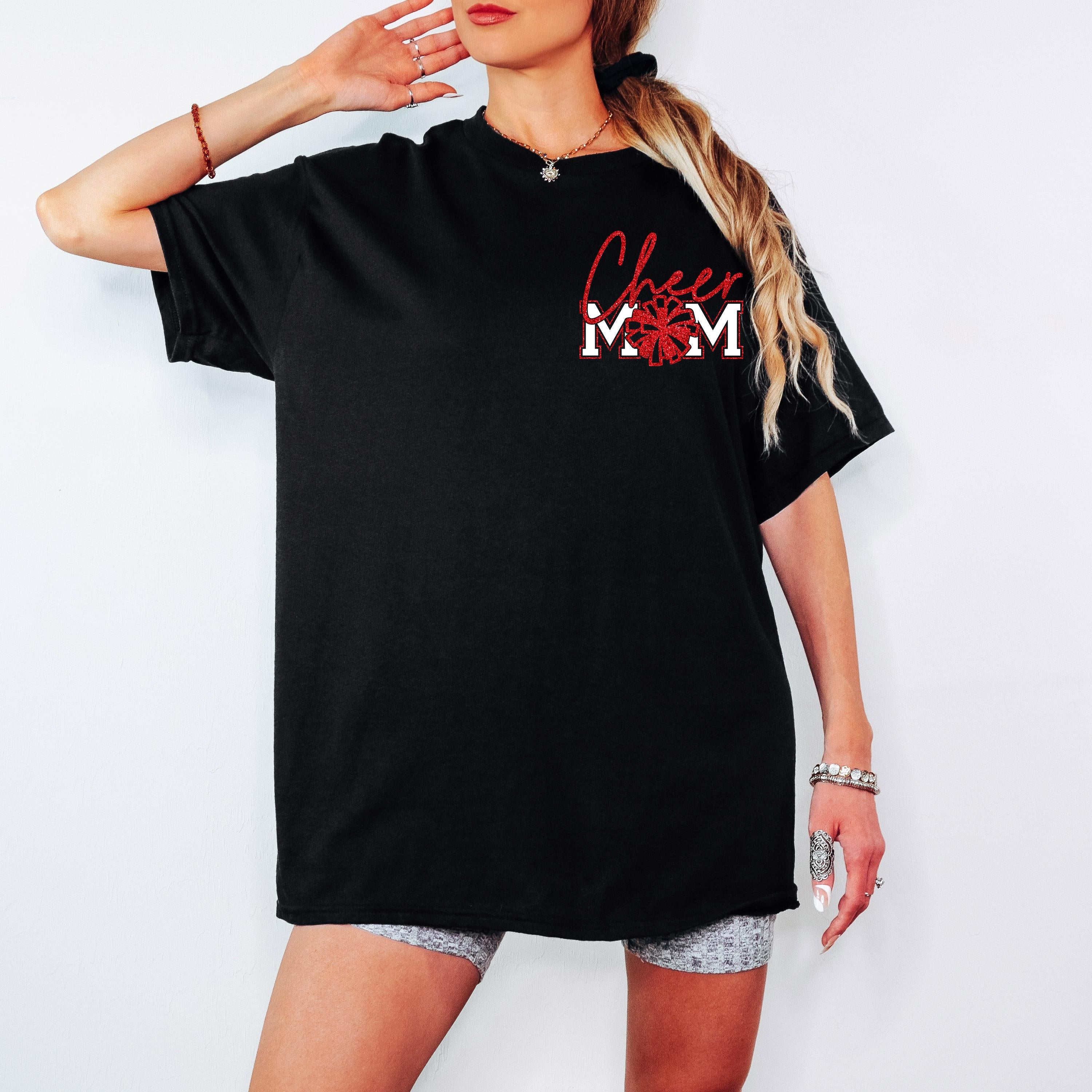 Cheer Mom SVG Cheer Mom PNG Game Day Cheerleader Cheer Competition Shirt Design png svg Cricut Silhouette Cameo dfx eps Instant Download