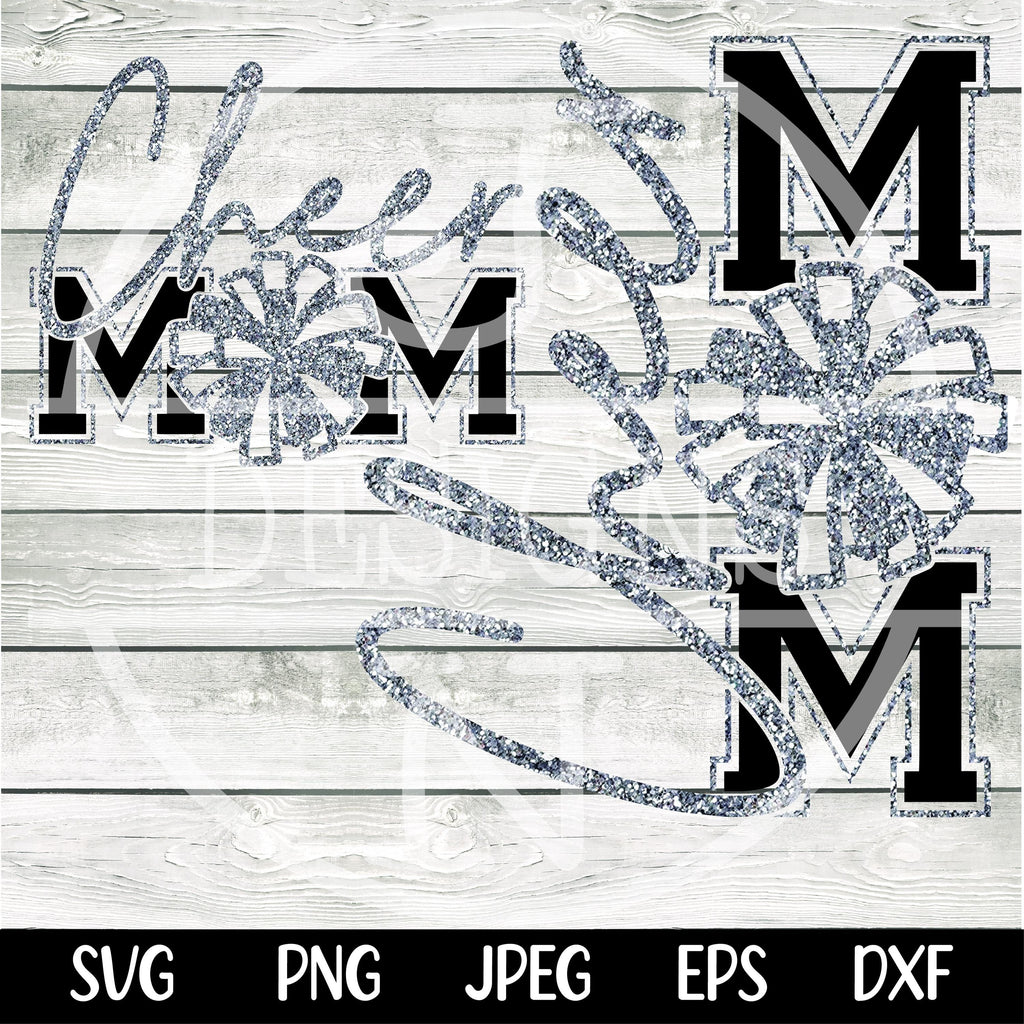 Cheer Mom SVG Cheer Mom PNG Game Day Cheerleader Cheer Competition Shirt Design png svg Cricut Silhouette Cameo dfx eps Instant Download