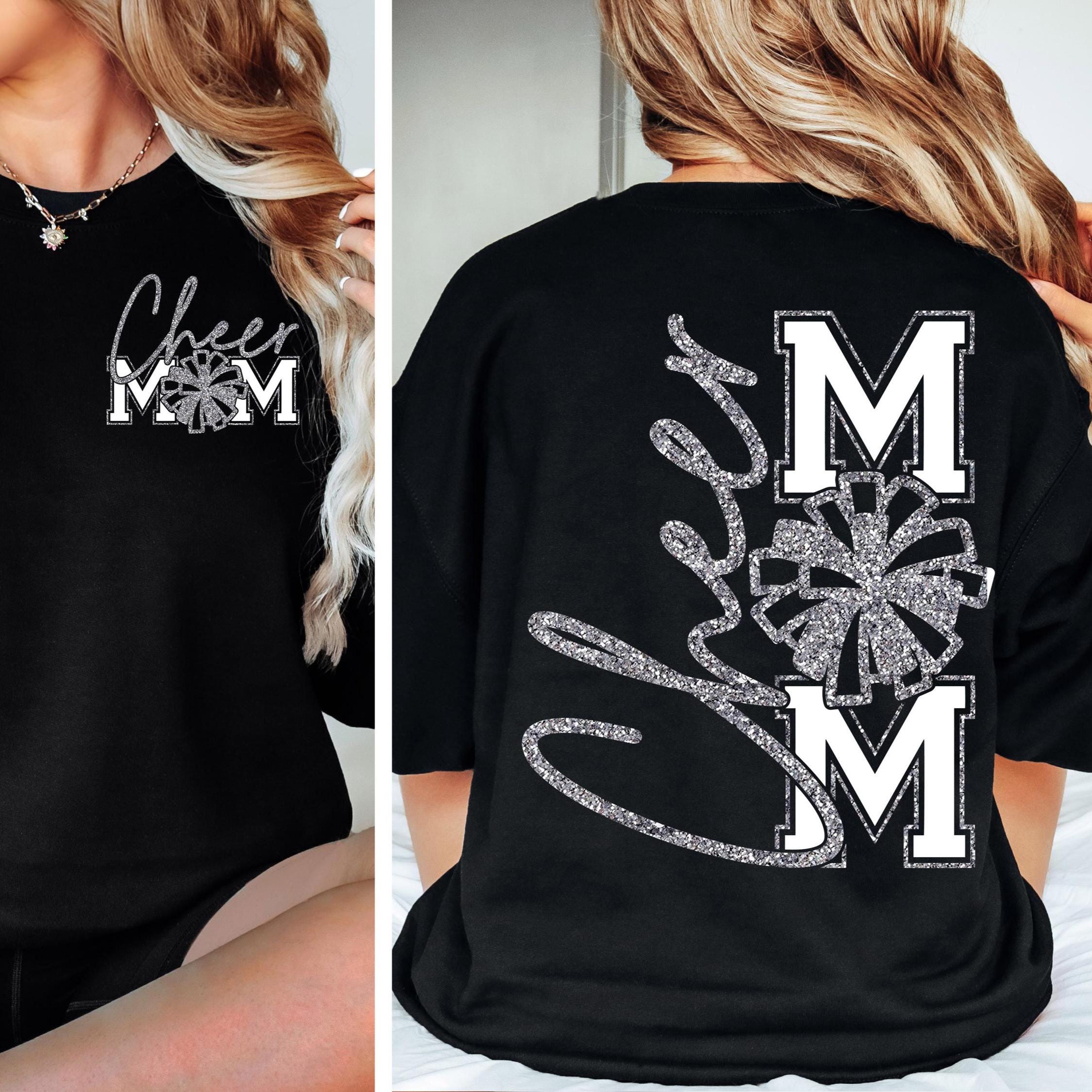 Cheer Mom SVG Cheer Mom PNG Game Day Cheerleader Cheer Competition Shirt Design png svg Cricut Silhouette Cameo dfx eps Instant Download