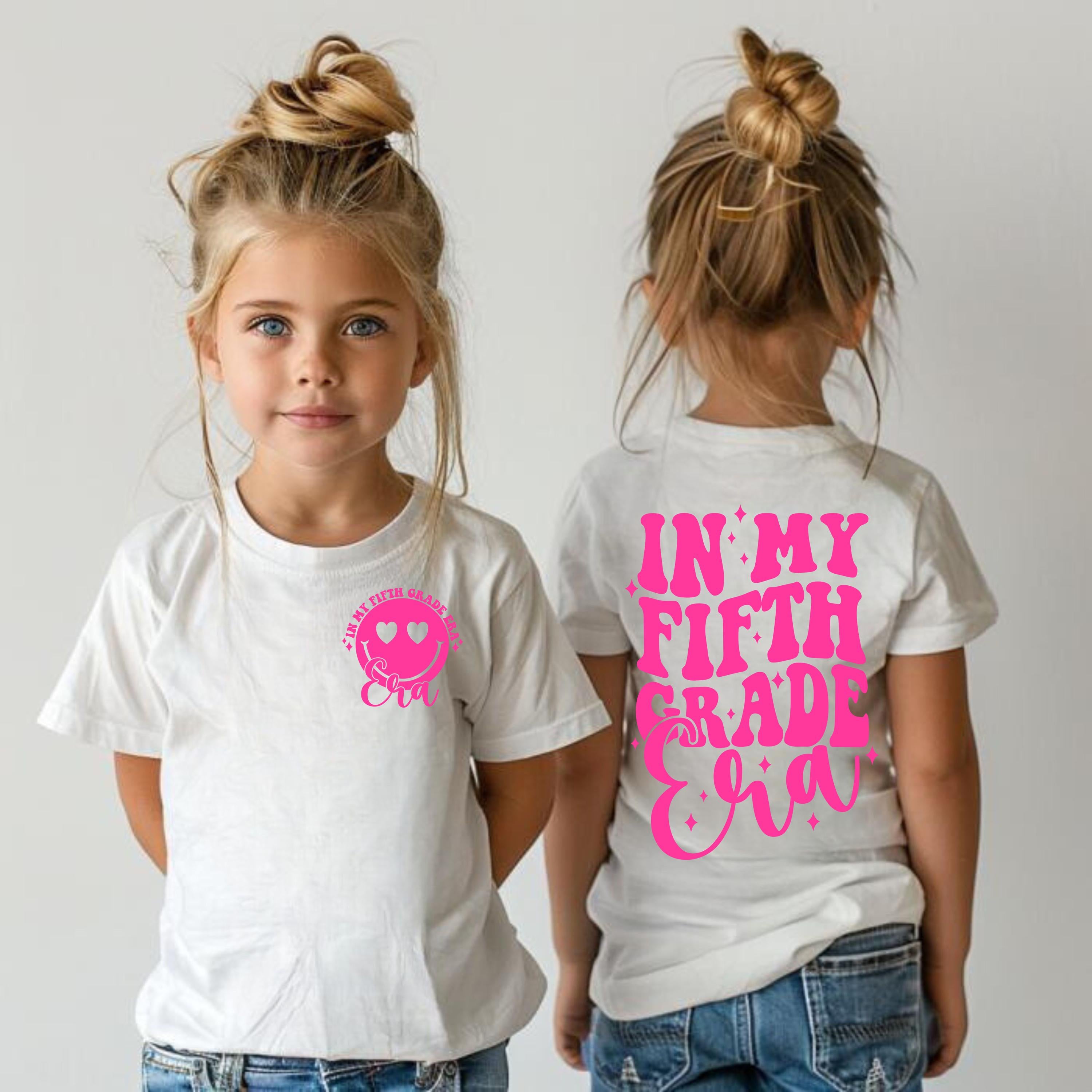 In My Fifth Grade Era Svg Png, First Day of School Shirt Back To School Teacher Student Svg, 5th grade teacher Digital Download Sublimation