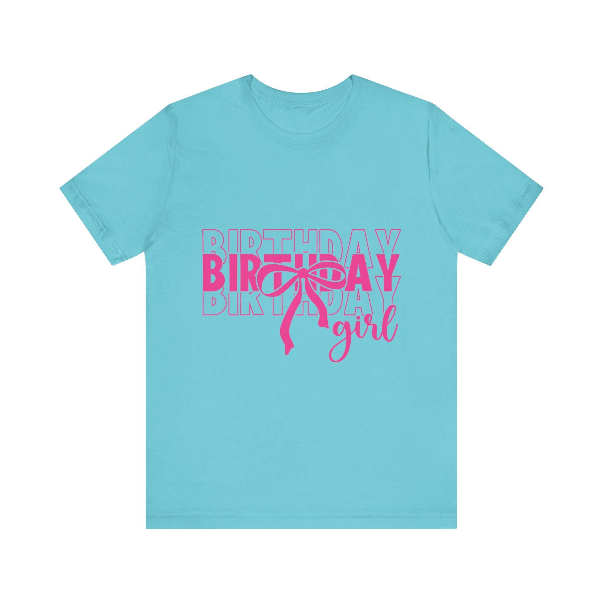 Birthday Girl T-Shirt Birthday Girl Shirt Preppy Coquette Bow Birthday Shirt Birthday Tee Who's the Birthday Girl Birthday time