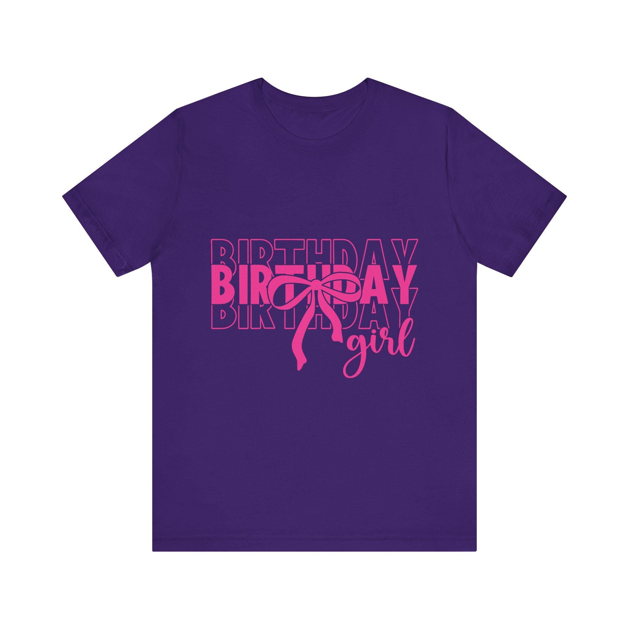 Birthday Girl T-Shirt Birthday Girl Shirt Preppy Coquette Bow Birthday Shirt Birthday Tee Who's the Birthday Girl Birthday time