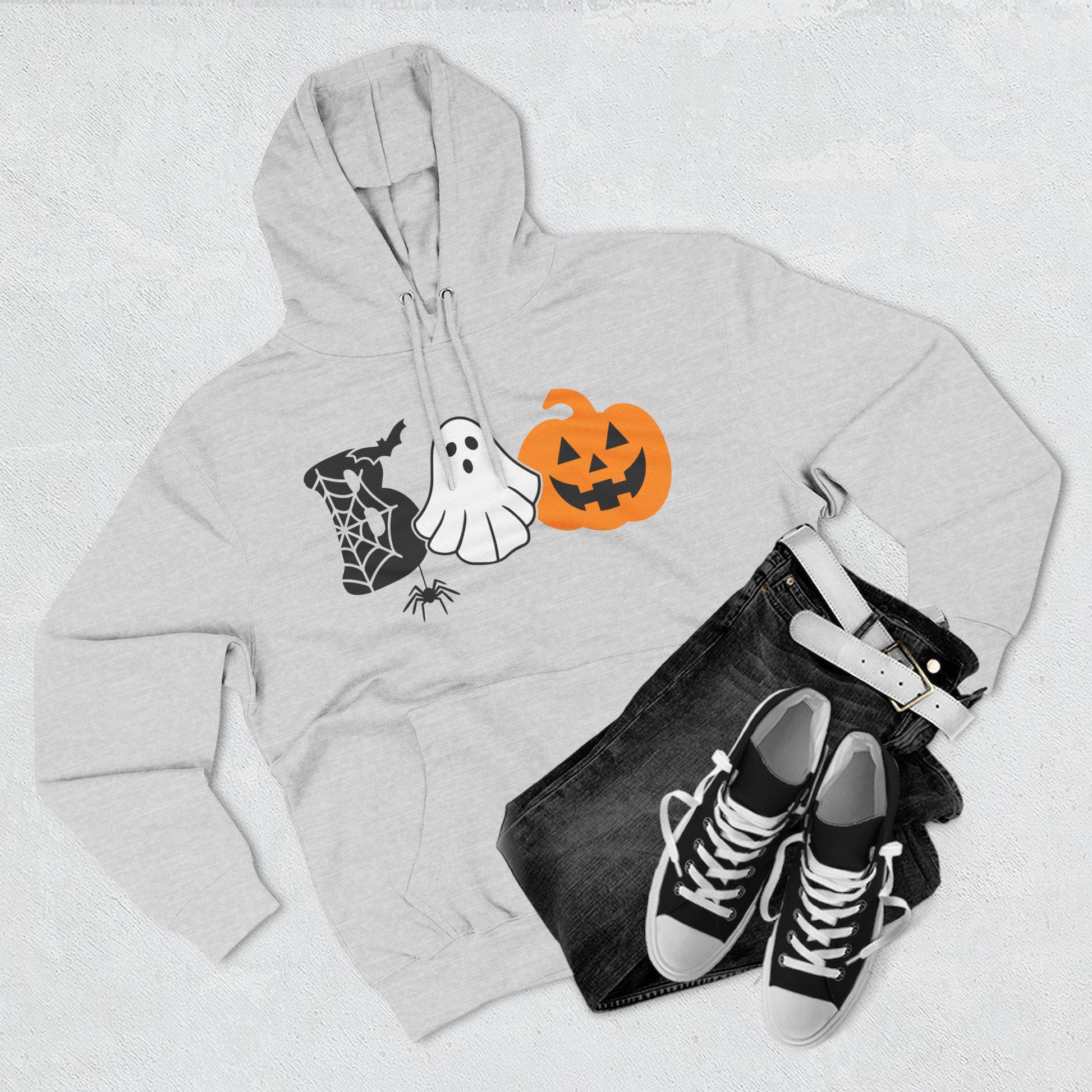 Halloween Boo Shirt Cute Boo T-Shirt, Halloween Sweatshirt, Halloween Hoodie, Ghost, Spooky, Pumpkin, Spider Web, Bat, Fall Hoodie
