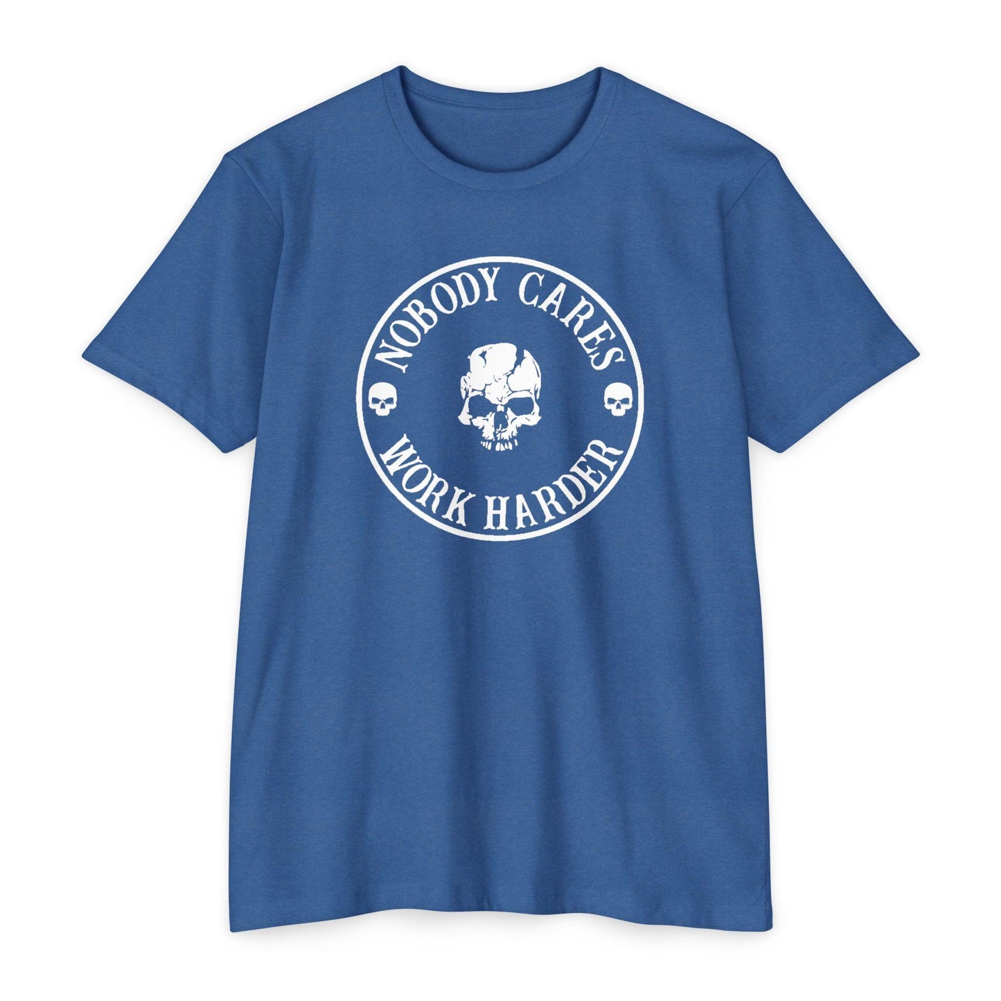 Nobody Cares, Work Harder Next Level 6200 Graphic Tee, Casual Wear, Gift for Friends, Workouts, Streetwear