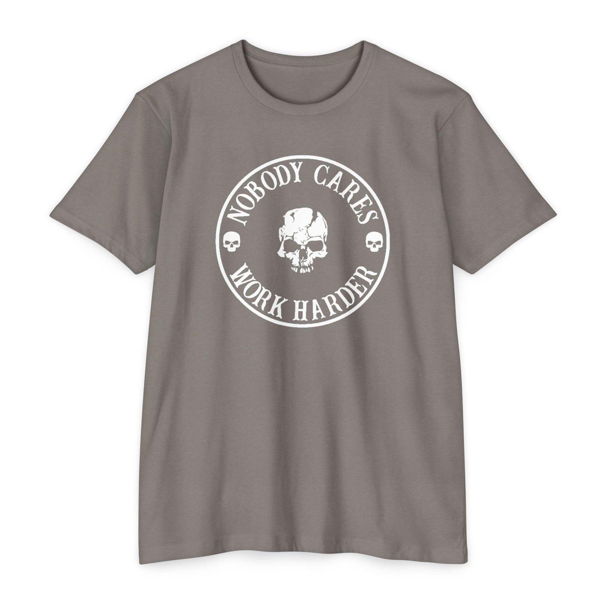 Nobody Cares, Work Harder Next Level 6200 Graphic Tee, Casual Wear, Gift for Friends, Workouts, Streetwear