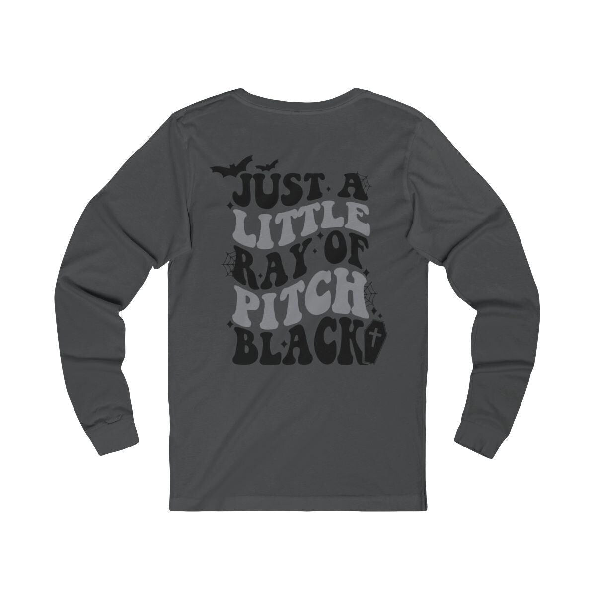 Just A Little Ray Of Pitch Black Halloween Ghost Leopard Shirt Cute Boo Ghost Preppy Tee, Halloween Sweatshirt