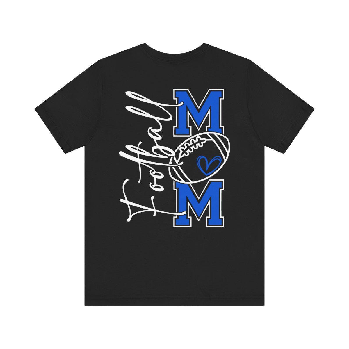 Football Mom T-Shirt, Blue Football Mom Shirt, Football Mom Shirt, Football Shirt, Football Mama Shirt, Football Shirt Svg, Game Day