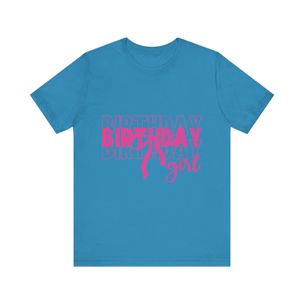 Birthday Girl T-Shirt Birthday Girl Shirt Preppy Coquette Bow Birthday Shirt Birthday Tee Who's the Birthday Girl Birthday time