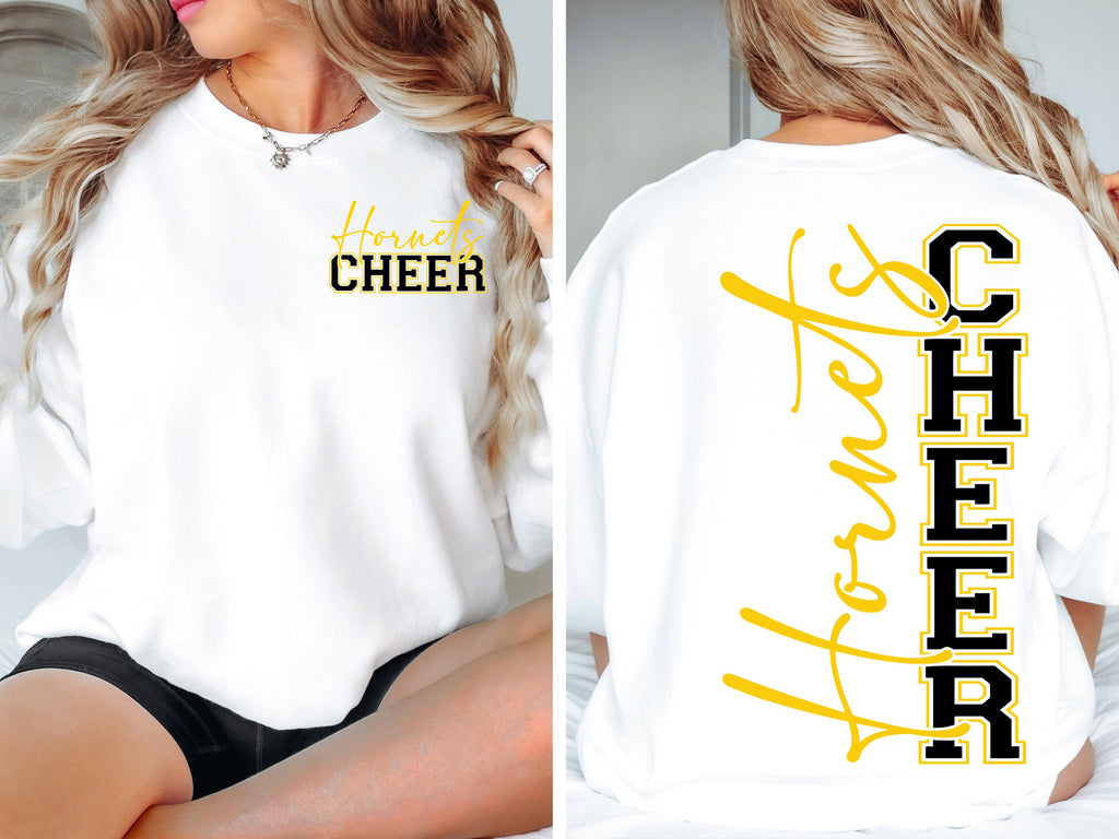 Football Mom T-Shirt: Yellow Game Day Cheer Tee