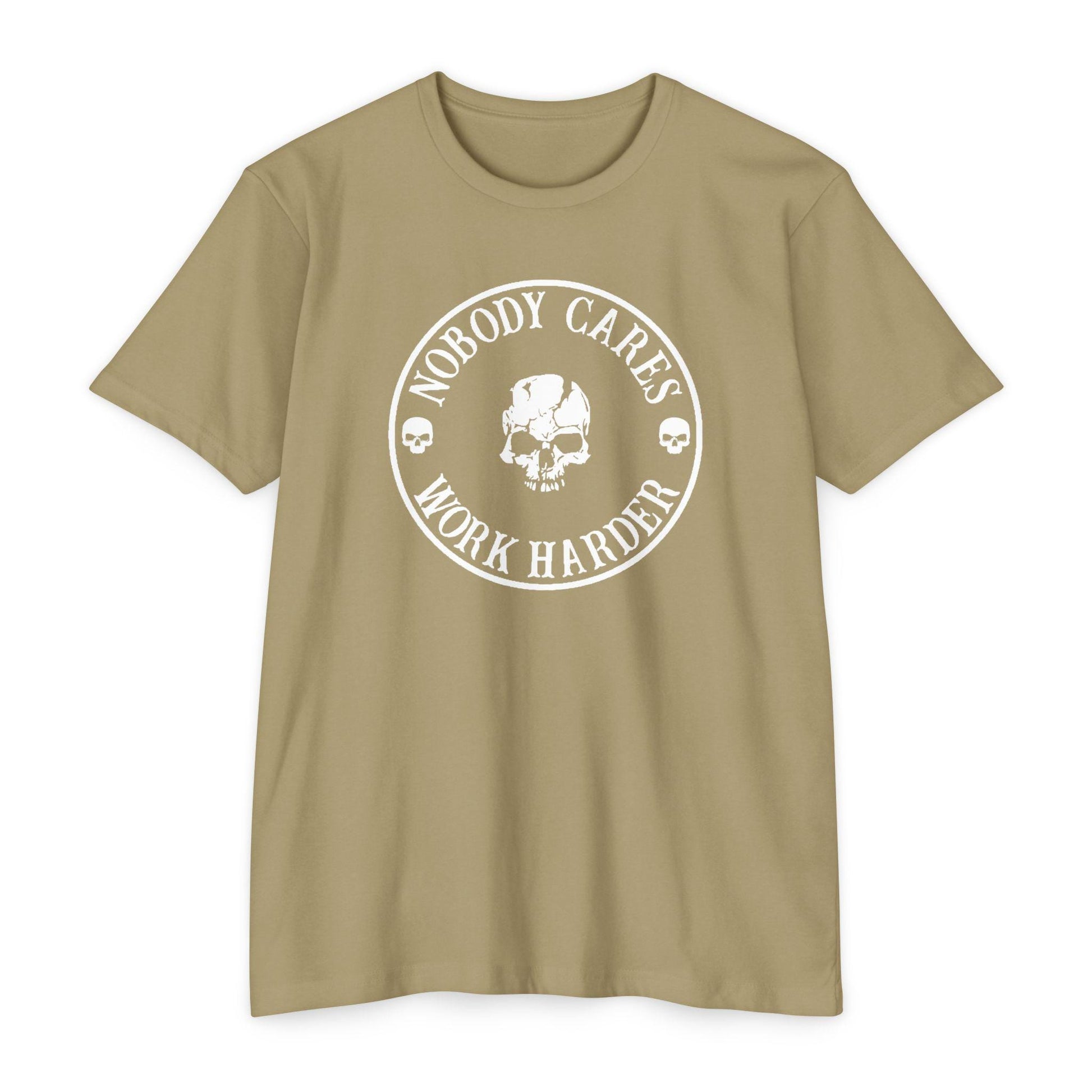 Nobody Cares, Work Harder Next Level 6200 Graphic Tee, Casual Wear, Gift for Friends, Workouts, Streetwear