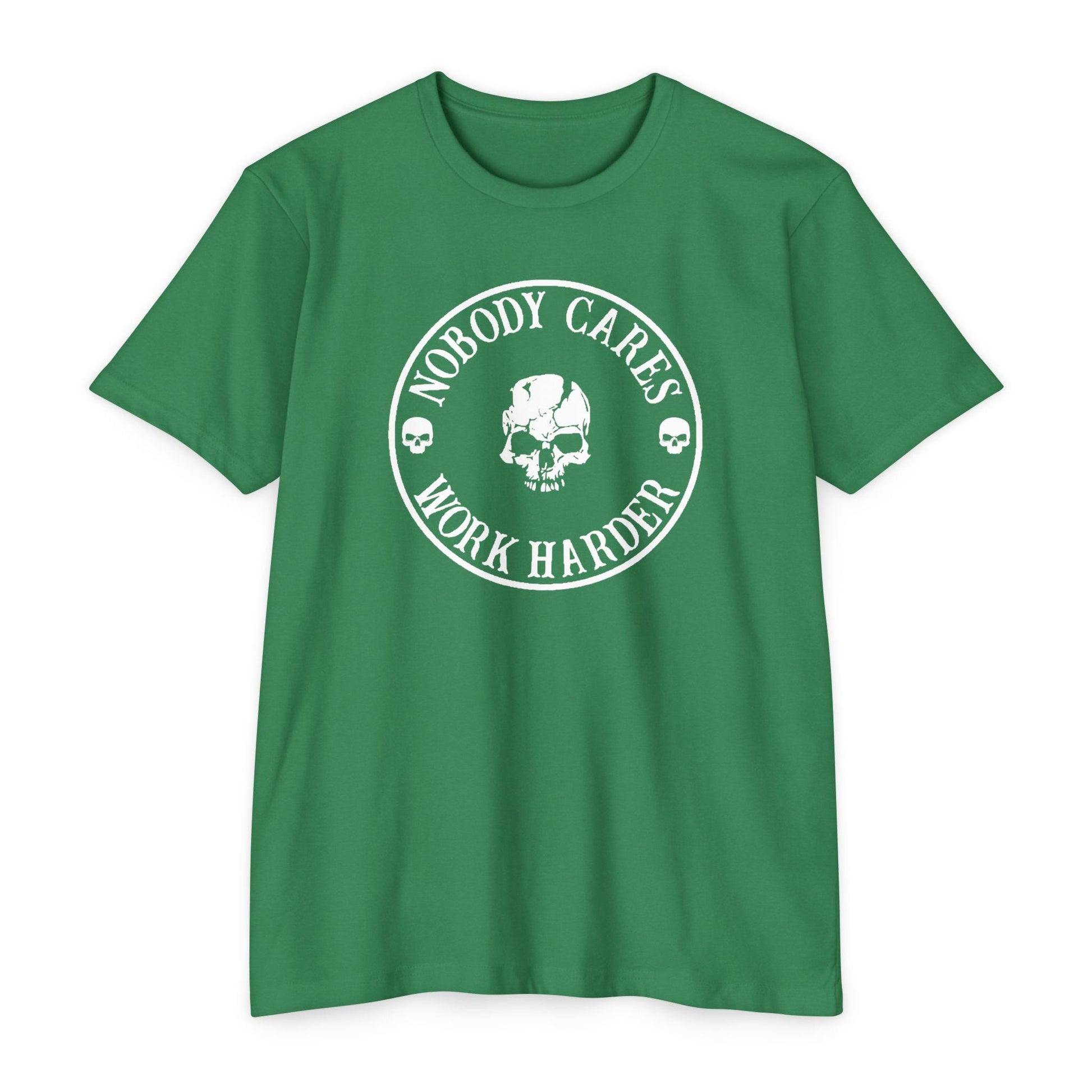 Nobody Cares, Work Harder Next Level 6200 Graphic Tee, Casual Wear, Gift for Friends, Workouts, Streetwear