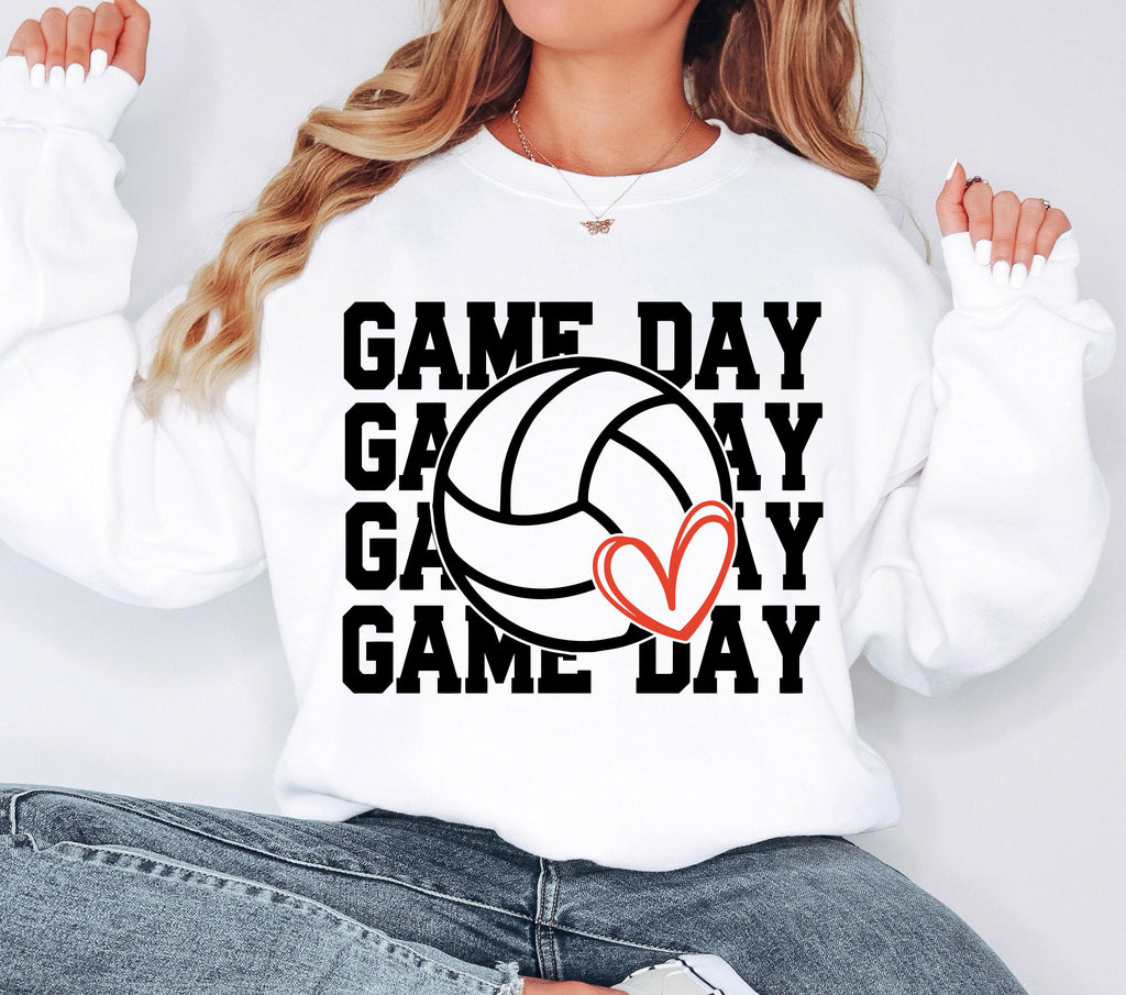 Volleyball Mom T-Shirt: Game Day Comfort, Unisex Jersey Tee and Sweatshirt