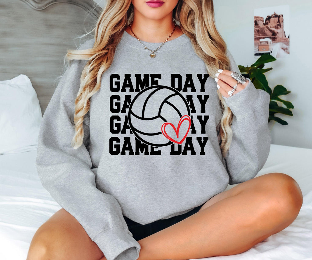 Volleyball Mom T-Shirt: Game Day Comfort, Unisex Jersey Tee and Sweatshirt