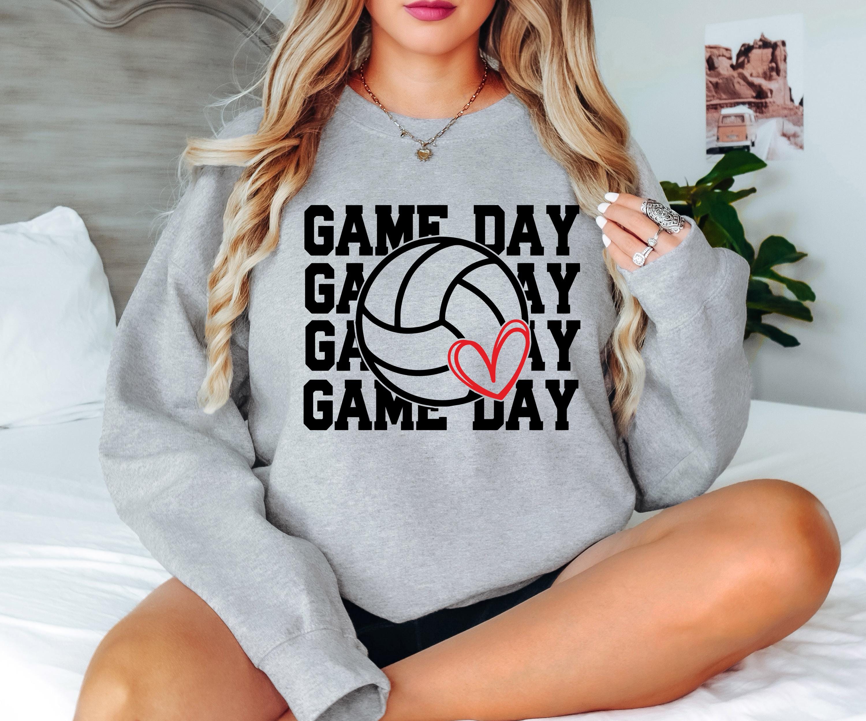Volleyball Mom T-Shirt: Game Day Comfort, Unisex Jersey Tee and Sweatshirt