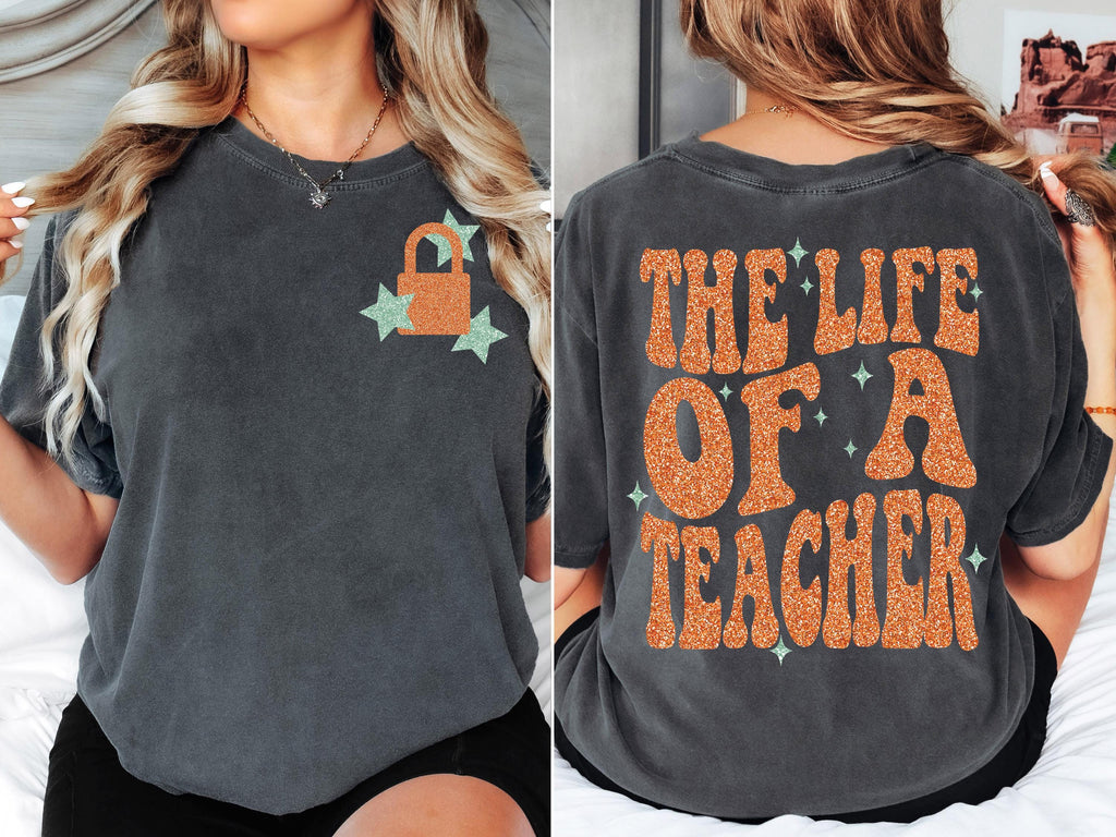 The Life Of A Teacher shirt, The Life Of A Showgirl Shirt, Funny Teacher Back to School Shirt, TS12 Fan Merch, Showgirl Era Bella Canvas