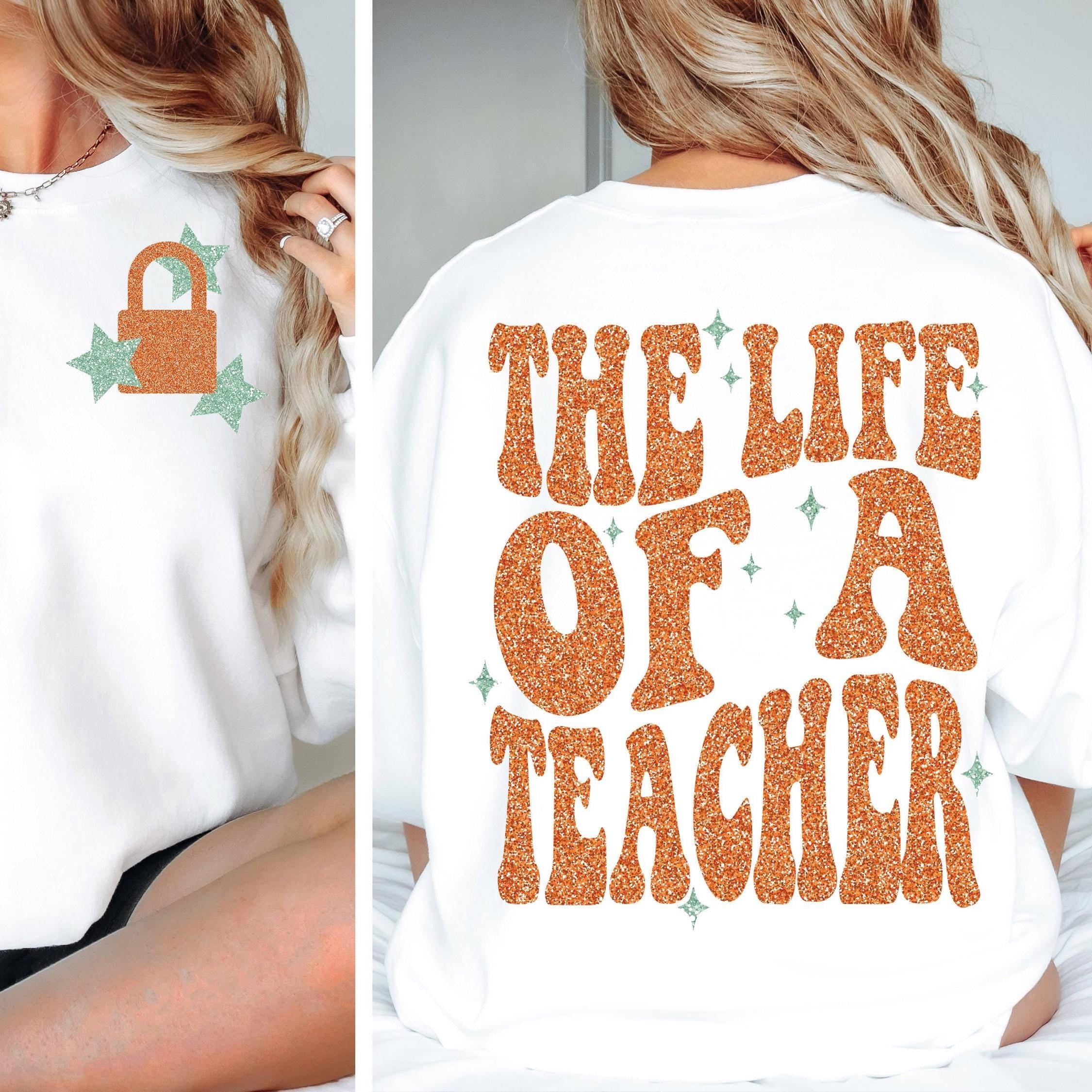 The Life Of A Teacher shirt, The Life Of A Showgirl Shirt, Funny Teacher Back to School Shirt, TS12 Fan Merch, Showgirl Era Bella Canvas