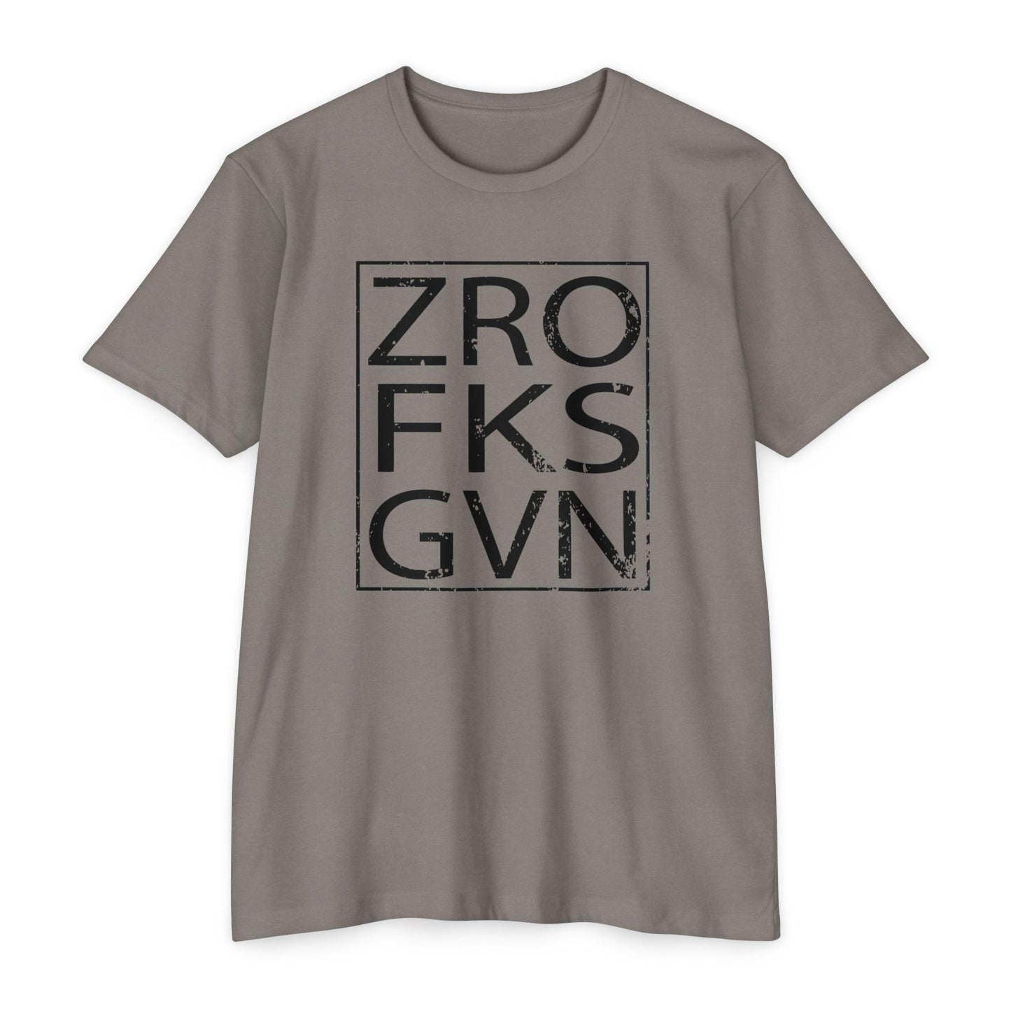 ZRO FKS GVN Gym T-Shirt, Trendy Streetwear Tee, Casual Everyday Wear, Unisex Gift, Vintage Retro Style, Unique Design Shirt