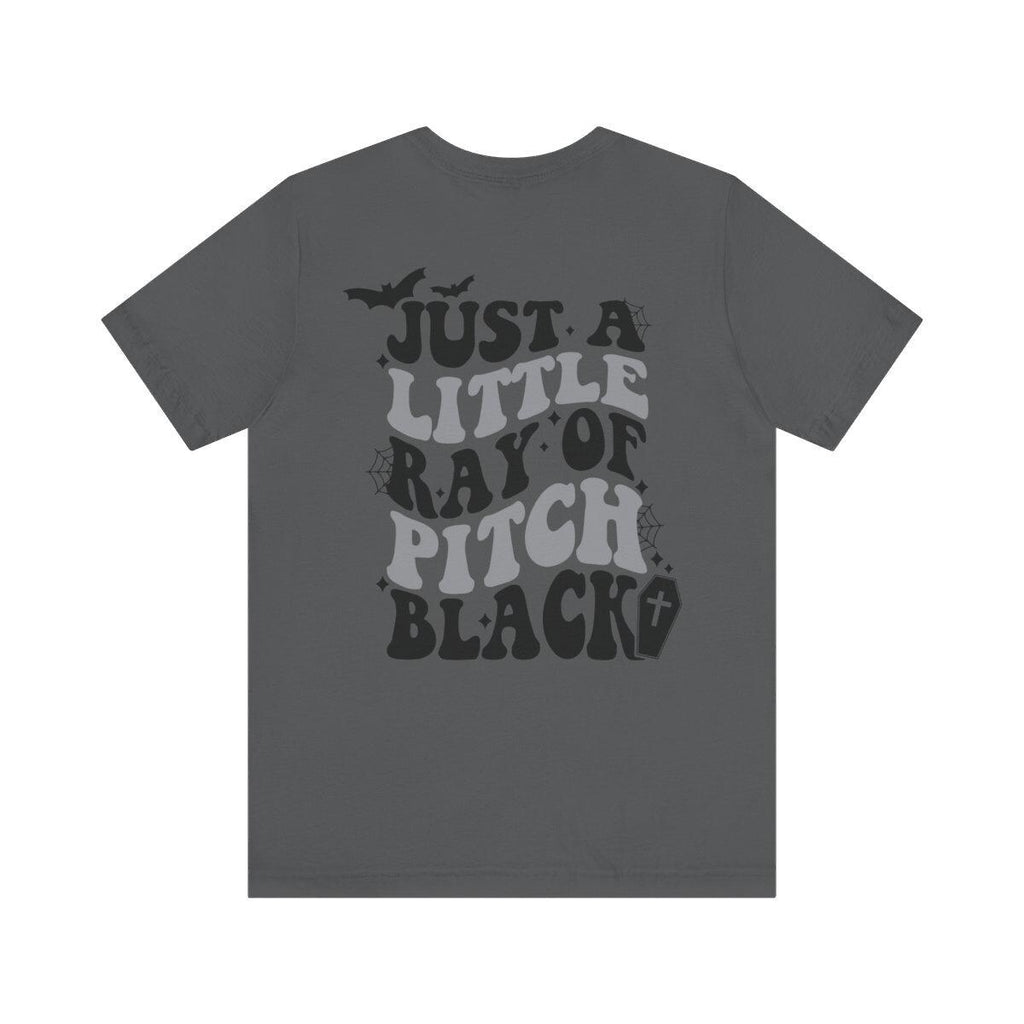 Just A Little Ray Of Pitch Black Halloween Ghost Leopard Shirt Cute Boo Ghost Preppy Tee, Halloween Sweatshirt