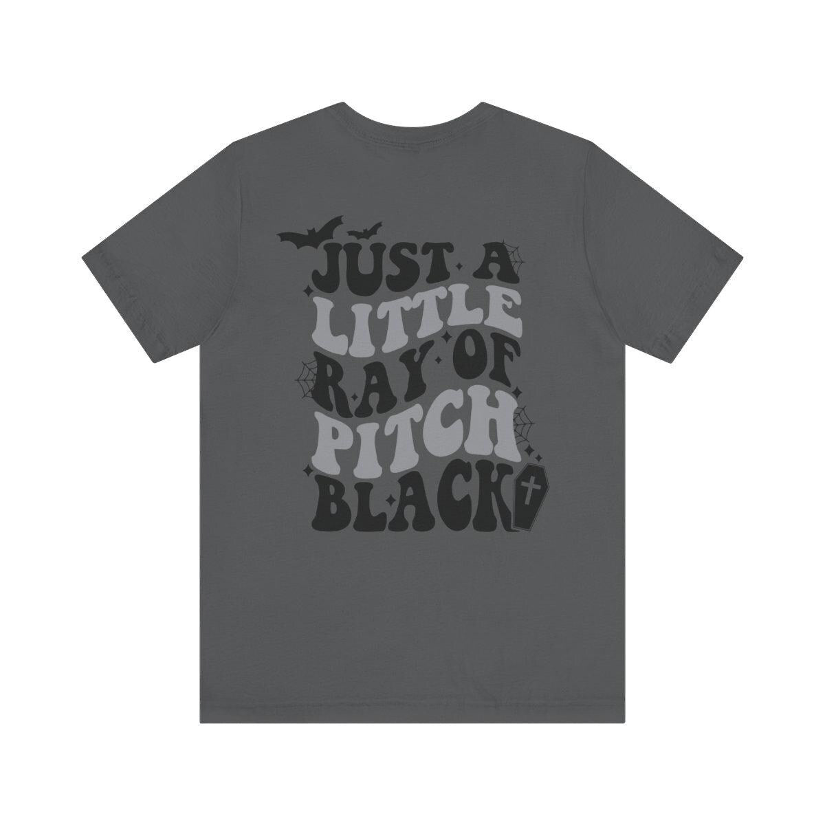 Just A Little Ray Of Pitch Black Halloween Ghost Leopard Shirt Cute Boo Ghost Preppy Tee, Halloween Sweatshirt