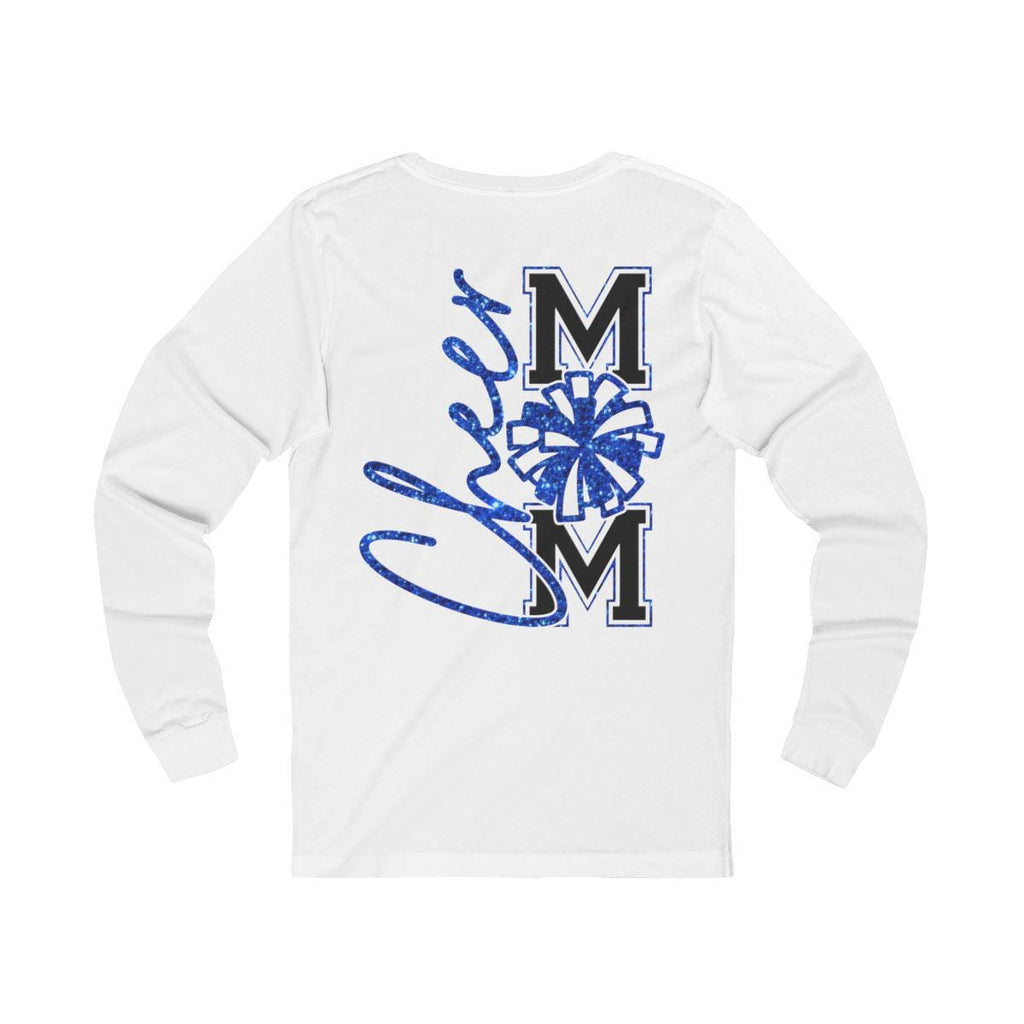 Cheer Mom Long Sleeve Tee, Blue Glitter Football Mom Shirt, Football Mom Shirt , Football, Football Mama , Football Shirt