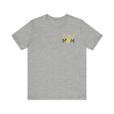 Football Mom T-shirt, Yellow Faux Glitter Football Mom shirt, Football, Football Season, Football Mama, Football game Shirt, Game Day