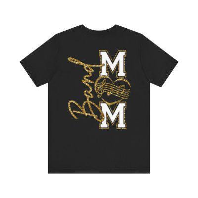 Band Mom T-Shirt, Faux Gold Glitter Football Mom Shirt, Marching Band Mom Shirt, Halftime show Shirt, Football Mama Shirt, Game Day