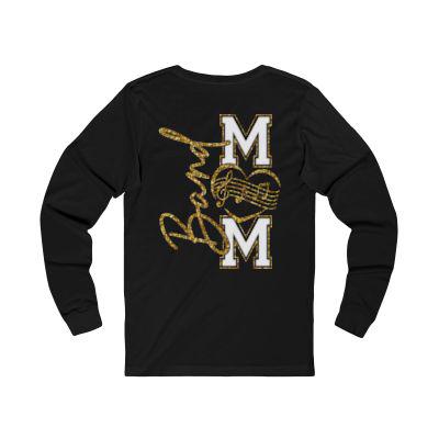 Band Mom T-Shirt, Faux Gold Glitter Football Mom Shirt, Marching Band Mom Shirt, Halftime show Shirt, Football Mama Shirt, Game Day