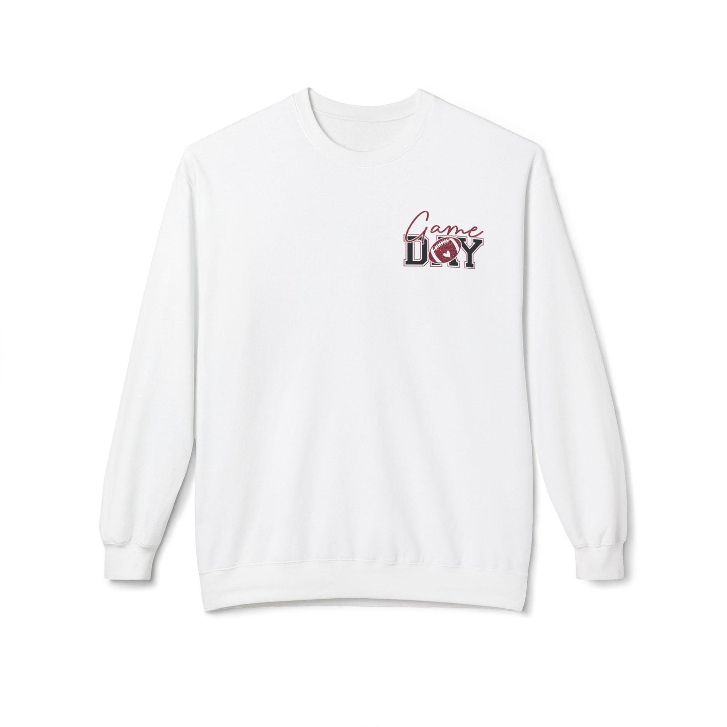 Football Game Day Sweatshirt, Faux Red Glitter Football Mom Shirt, Touchdown Mom Shirt, Football Shirt, Football Mama Shirt, Game Day