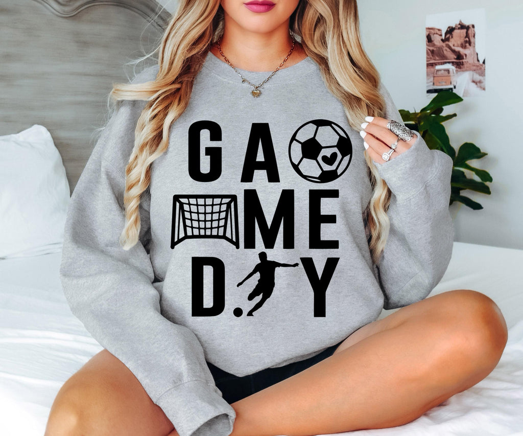 Game Day Boys Soccer Long Sleeve Tee, Football Mom Shirt, Futbal Mom Shirt , Soccer Mom Shirt, Soccer Mama , Team Mom Shirt