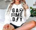 Game Day girls Soccer Long Sleeve Tee, Football Mom Shirt, Futbal Mom Shirt , Soccer Mom Shirt, Soccer Mama , Team Mom Shirt