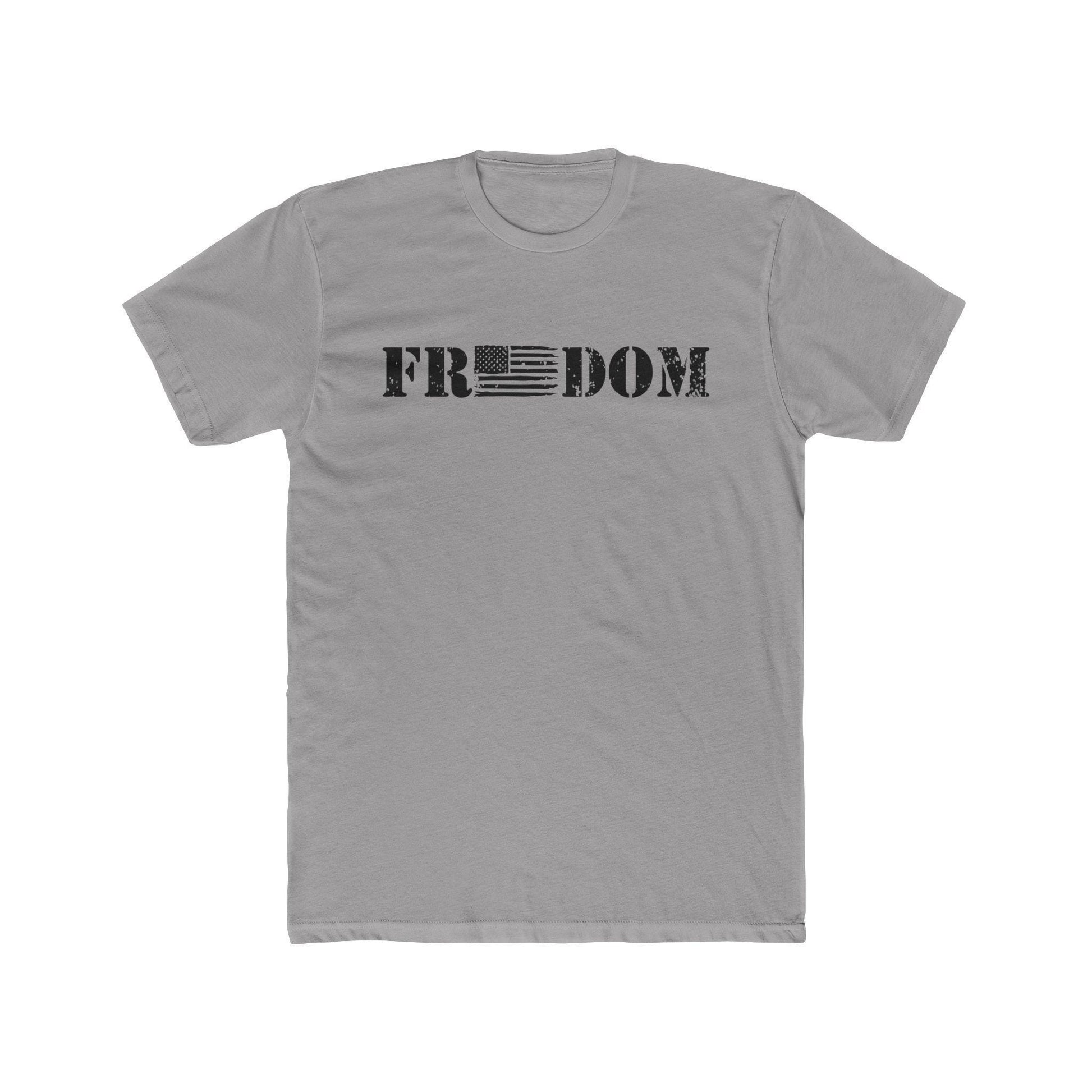 Freedom American Distressed Flag Shirt Patriotic Second Amendment Workout American Flag Patriotic Print Design America 2nd Amendment