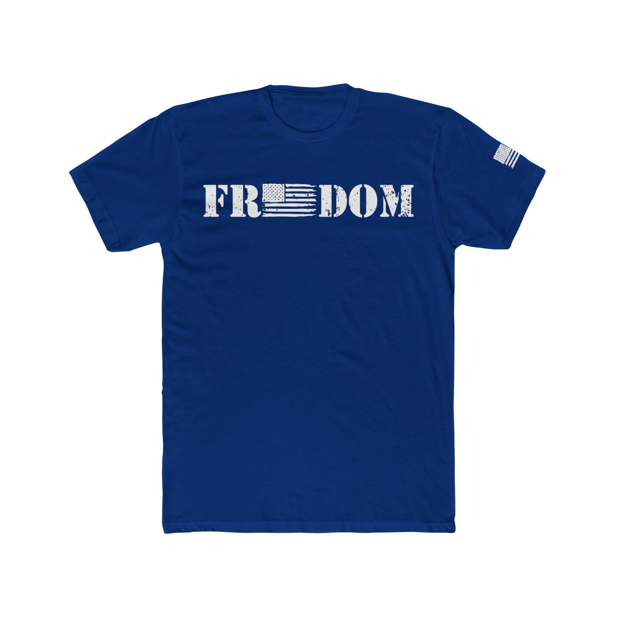 Freedom American Distressed Flag Shirt Patriotic Second Amendment Workout American Flag Patriotic Print Design America 2nd Amendment