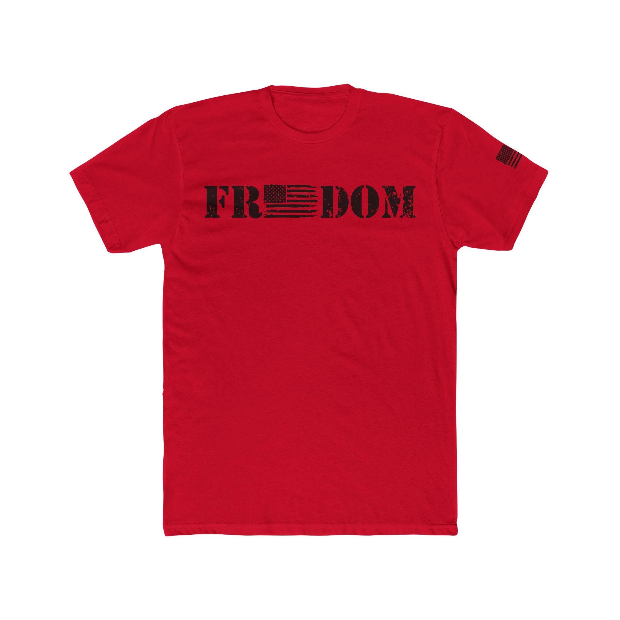 Freedom American Distressed Flag Shirt Patriotic Second Amendment Workout American Flag Patriotic Print Design America 2nd Amendment