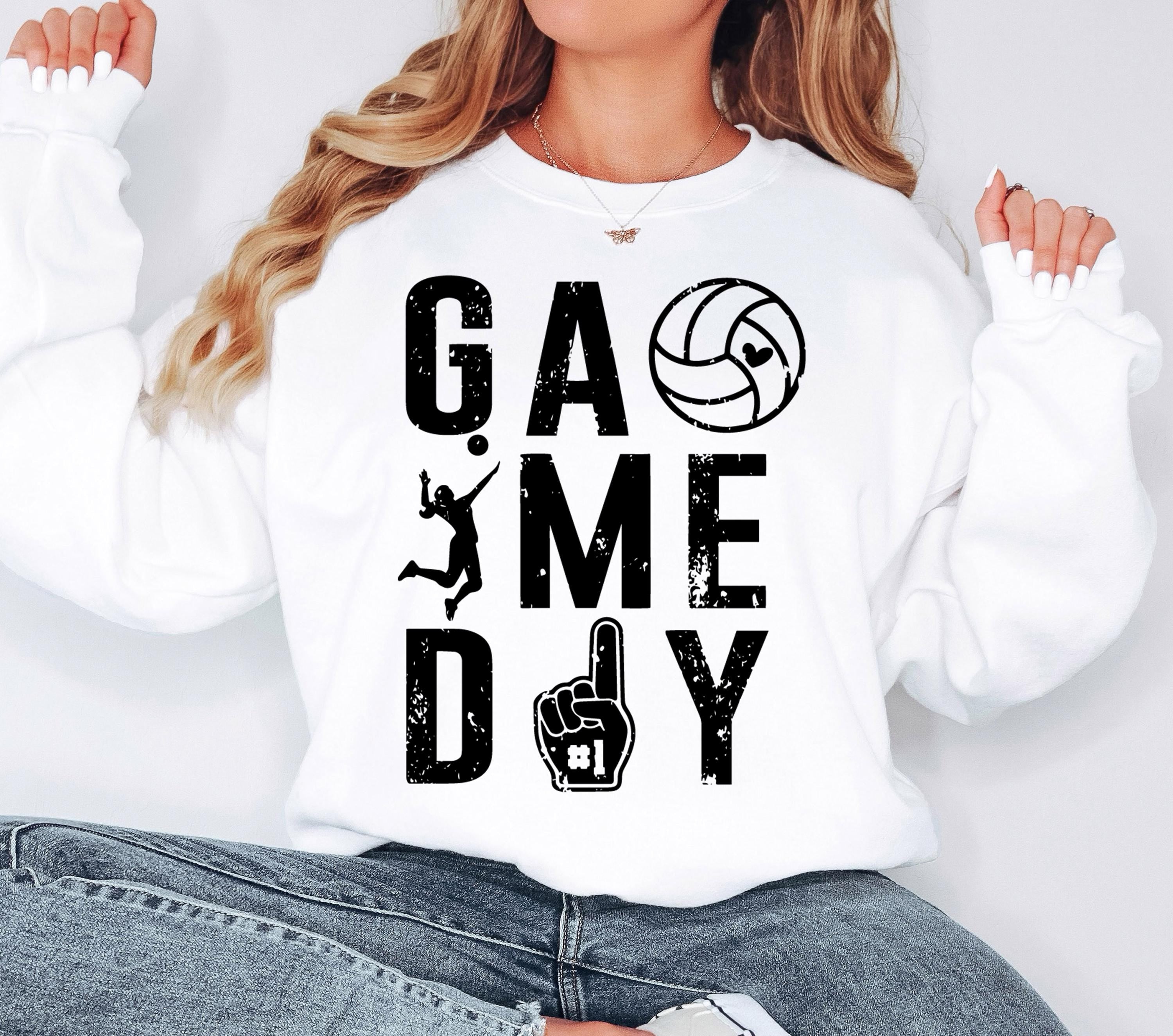 Volleyball Game Day T-Shirt Volleyball Mom Sweatshirt, Volleyball Mom Shirt, Volleyball, Volleyball Mama, Volleyball Shirt