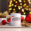 Merry Christmas Mug - Christmas mug, Holiday Coffee Cup, Christmas Gift Ideas, Leopard Print Merry Christmas Mug, Teacher Gift Gift for Mom